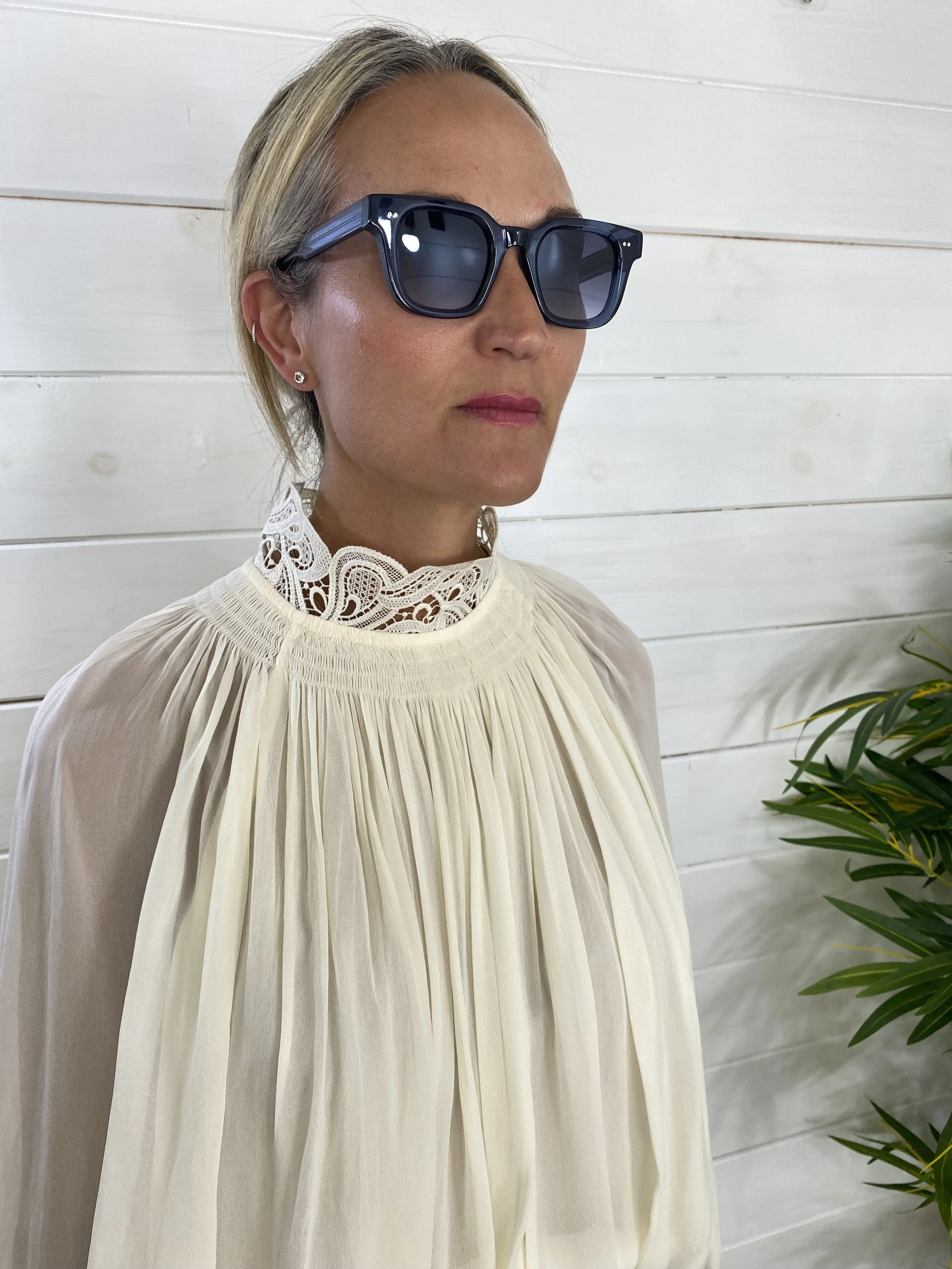 CHIMI Blue Perspex Sunglasses