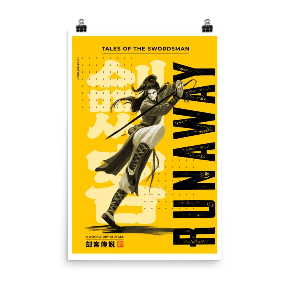 Runaway Poster — JF LEE WUXIA AUTHOR