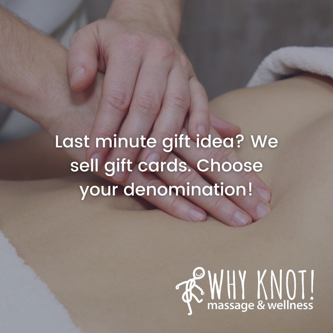 We sell gift cards online so you can easily give them the gift of ultimate relaxation!

Pick your denomination, and print out our easy gift card design. Visit the website link in our bio to purchase your massage gift cards online.
.
.
.
#massage #mas