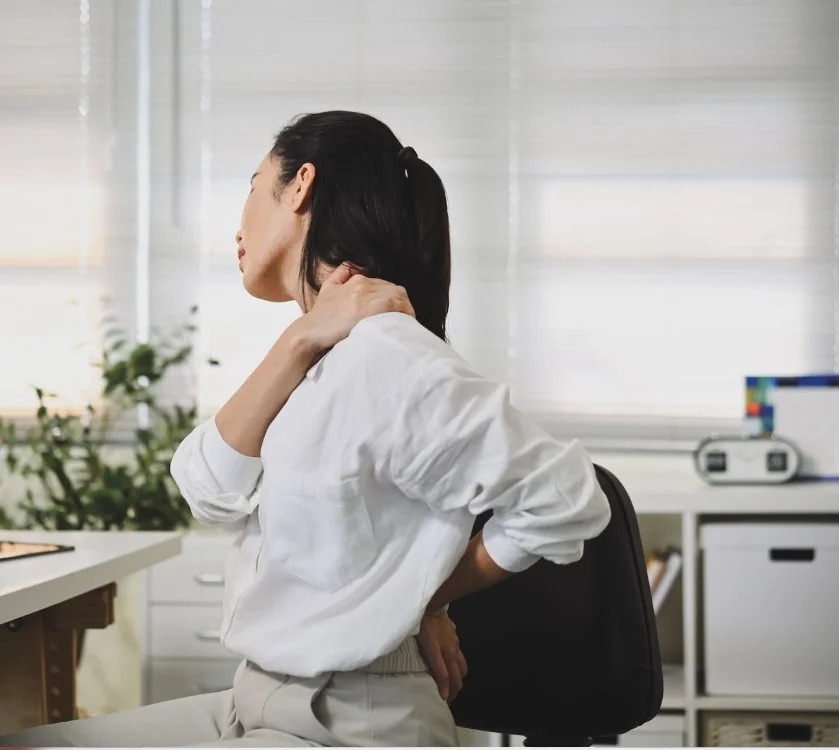 Massage Therapy for Desk Workers: Preventing Tech Neck, Shoulder Pain &amp; Eye Strain
