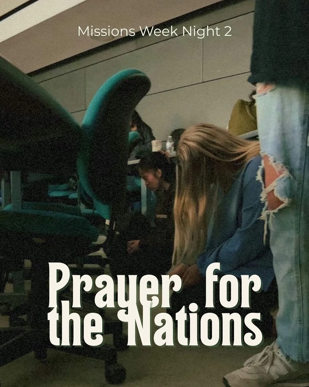 Missions Week continues tonight as we pray for the nations and missionaries throughout the world!

Not everyone will physically go to different nations to share the love of Christ to all peoples. BUT we all are able to lift up the lost anywhere in th