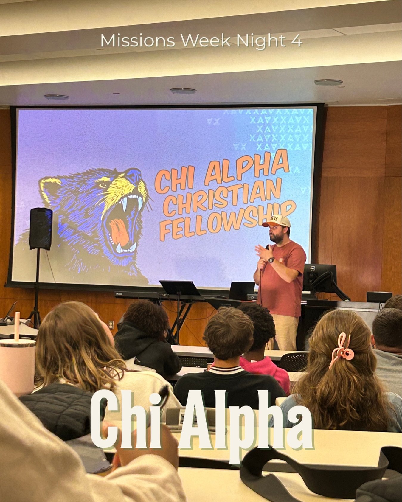 We&rsquo;ve reached the end of Missions Week with our weekly Thursday night service!

Come here from our guest speaker at 7:30PM in Teachers Dyer 350!