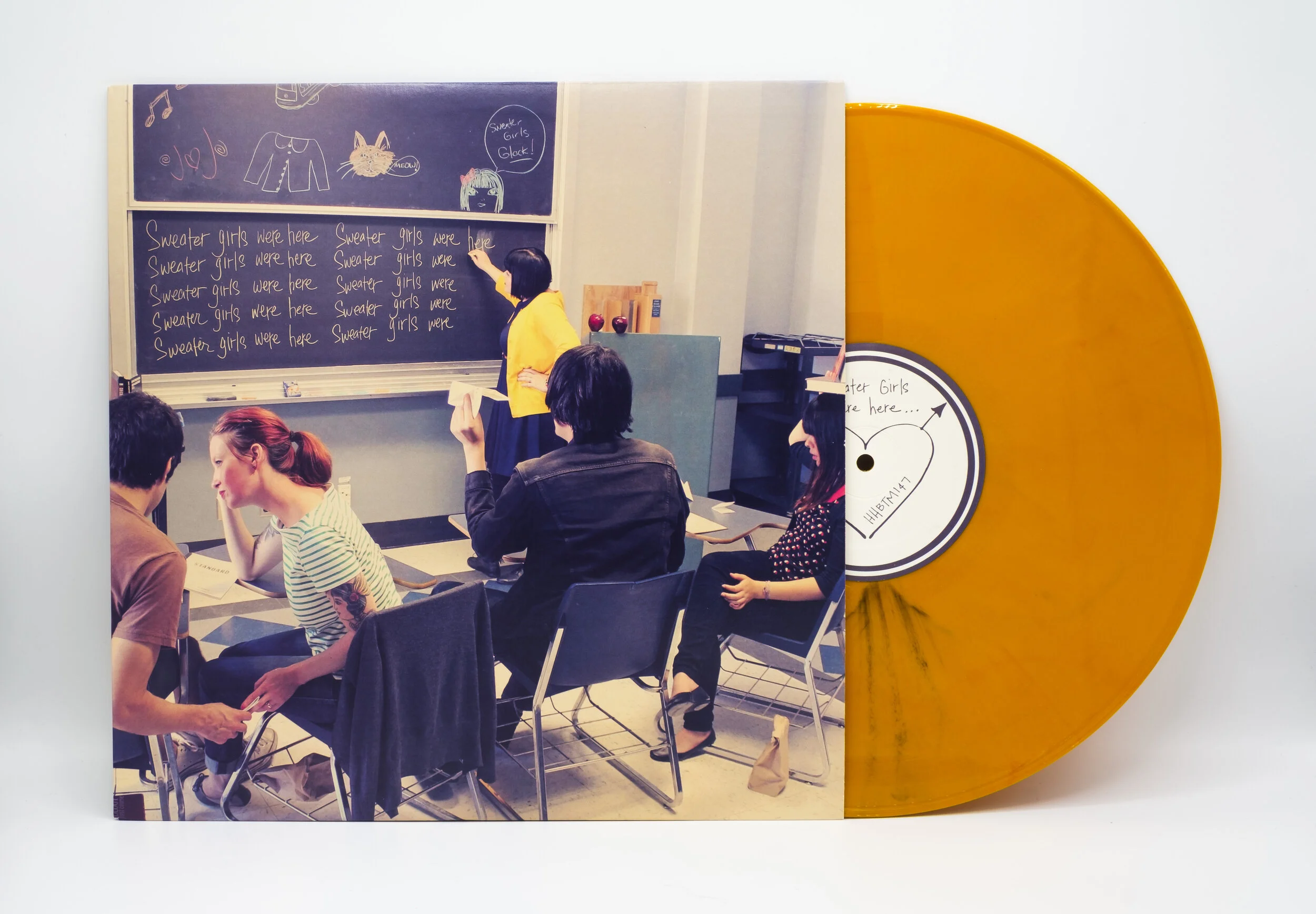 sweater girls - "sweater girl were here" cover (photog - k. kalis))