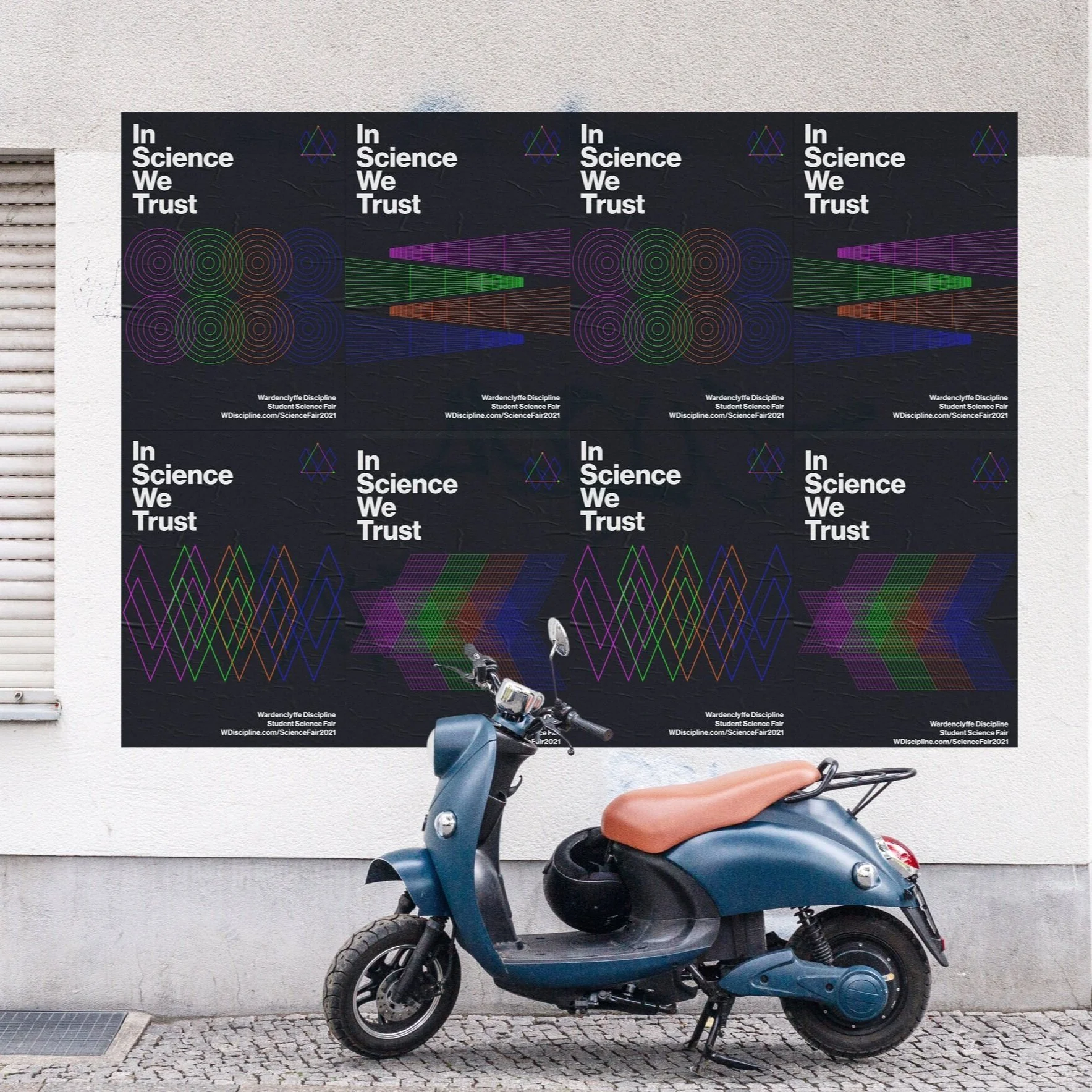 in science we trust event poster set