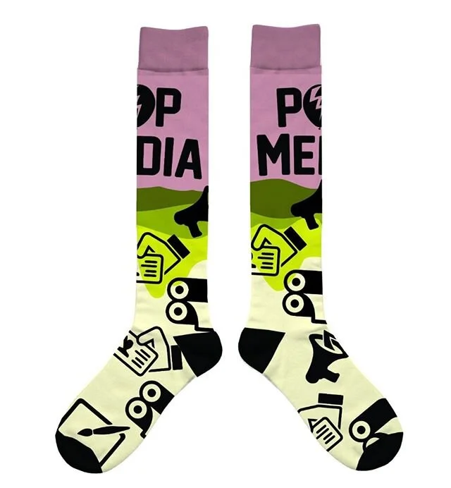 I love socks but for advertising, they are going to be hidden, great as a corporate gift if you make them super fun but other than that id only get custom socks for one of my private fashion label's then you can go to town and sell a bunch for profit