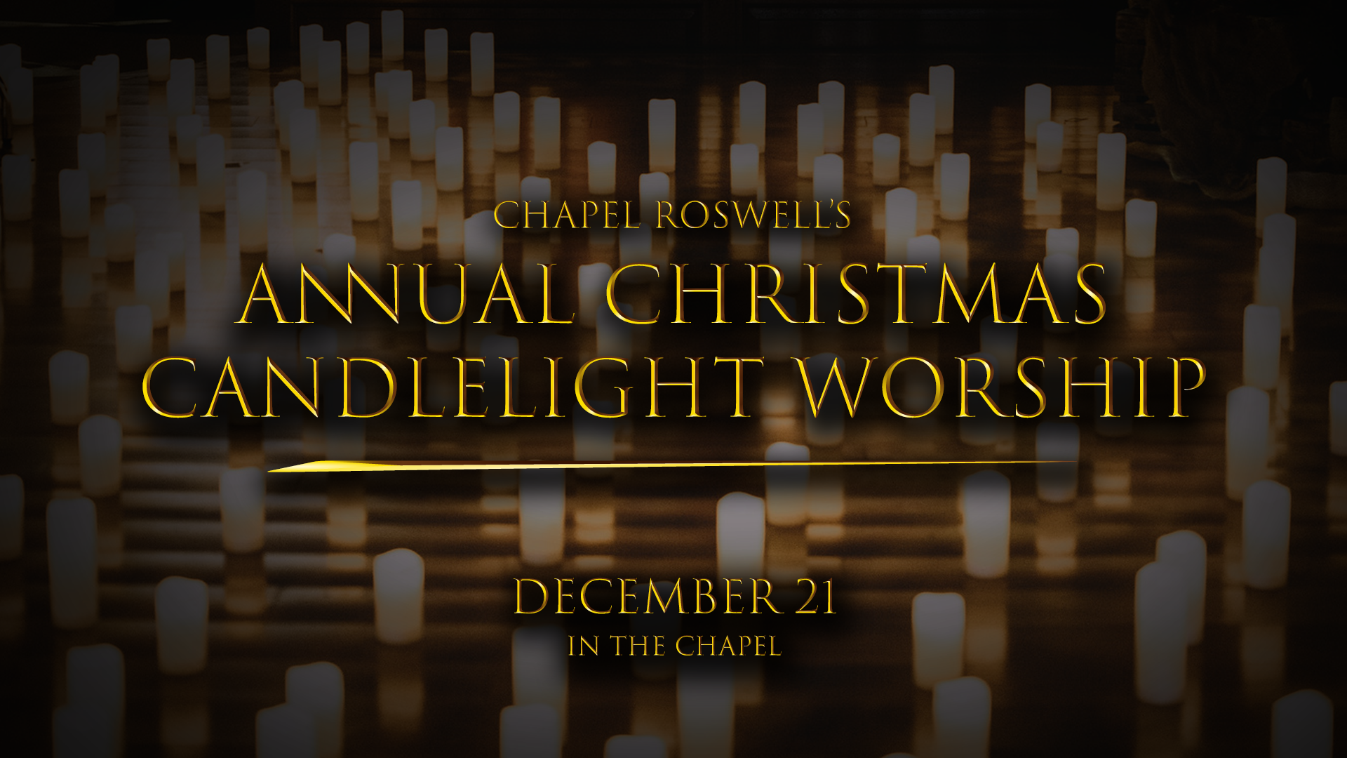 Christmas Candlelight Worship