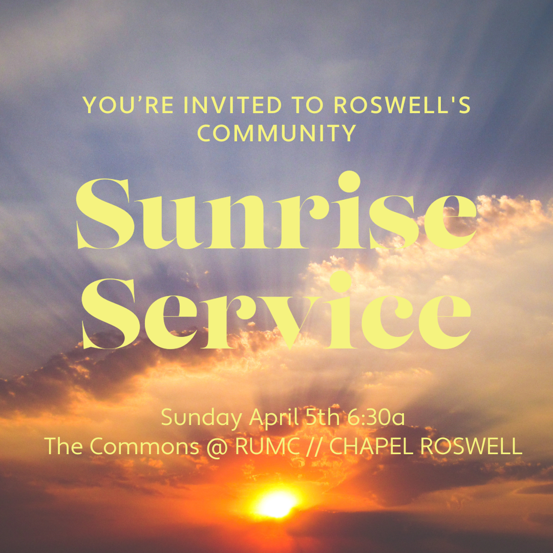 Community Easter Sunrise Service