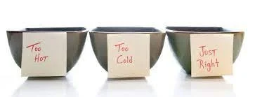 Goldilocks principle