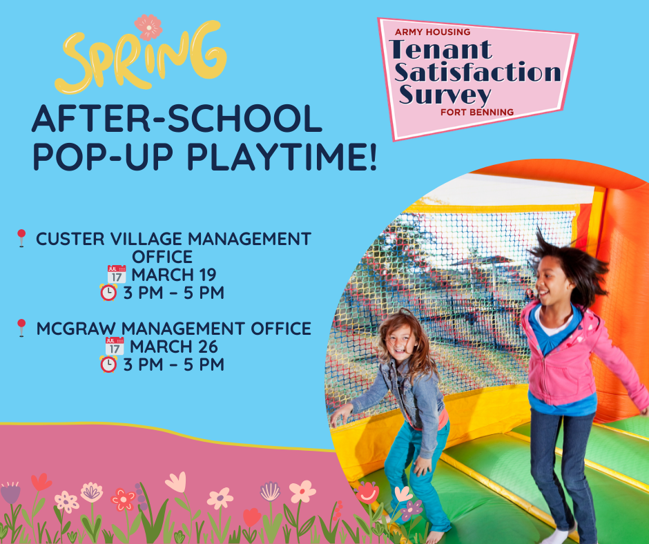 CUSTER- Spring After-School Pop-up Playtime!