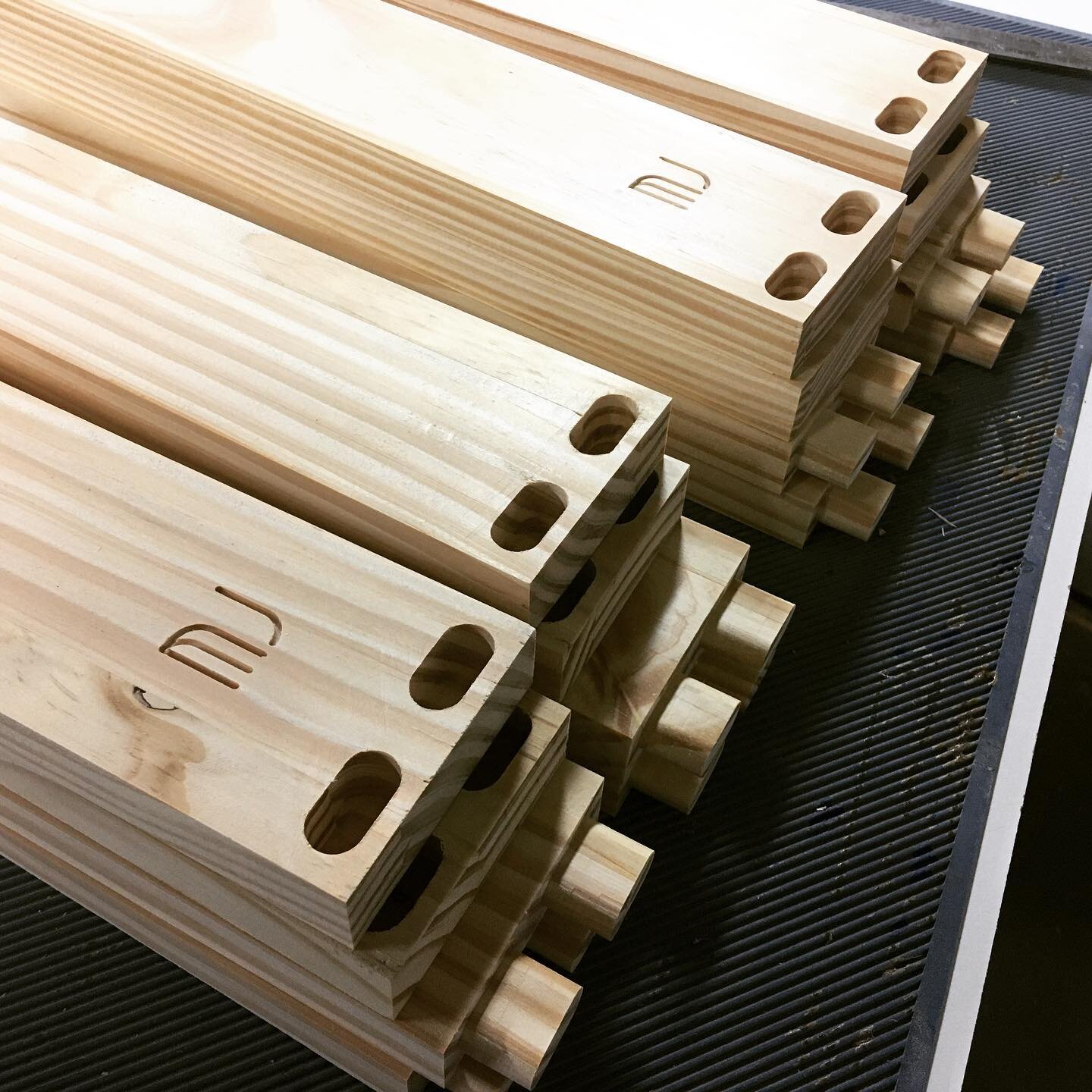 Mortise & tenon joinery for a new product we’re working on. Both sides of the joint cut with @shapertools Origin