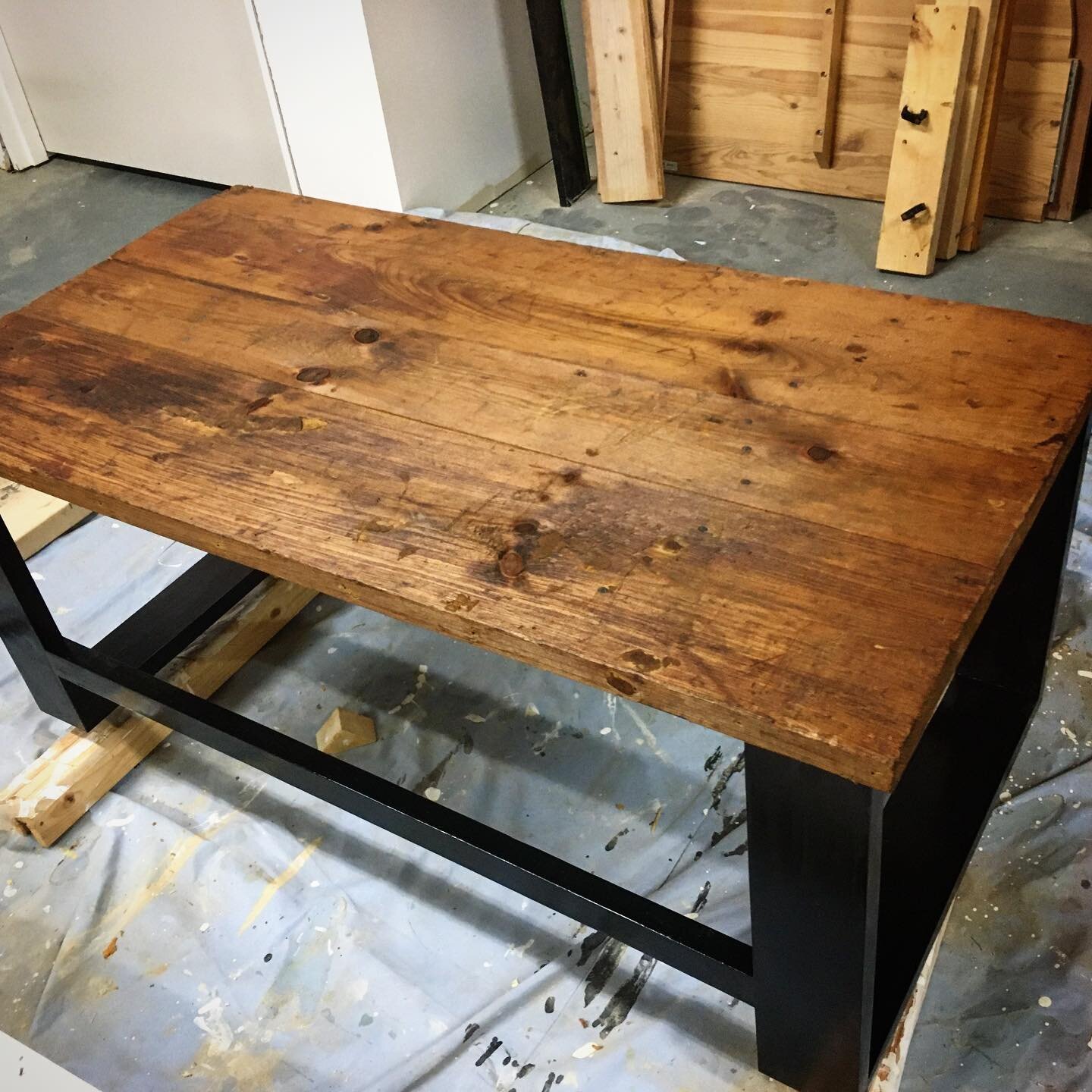 New coffee table is almost ready!