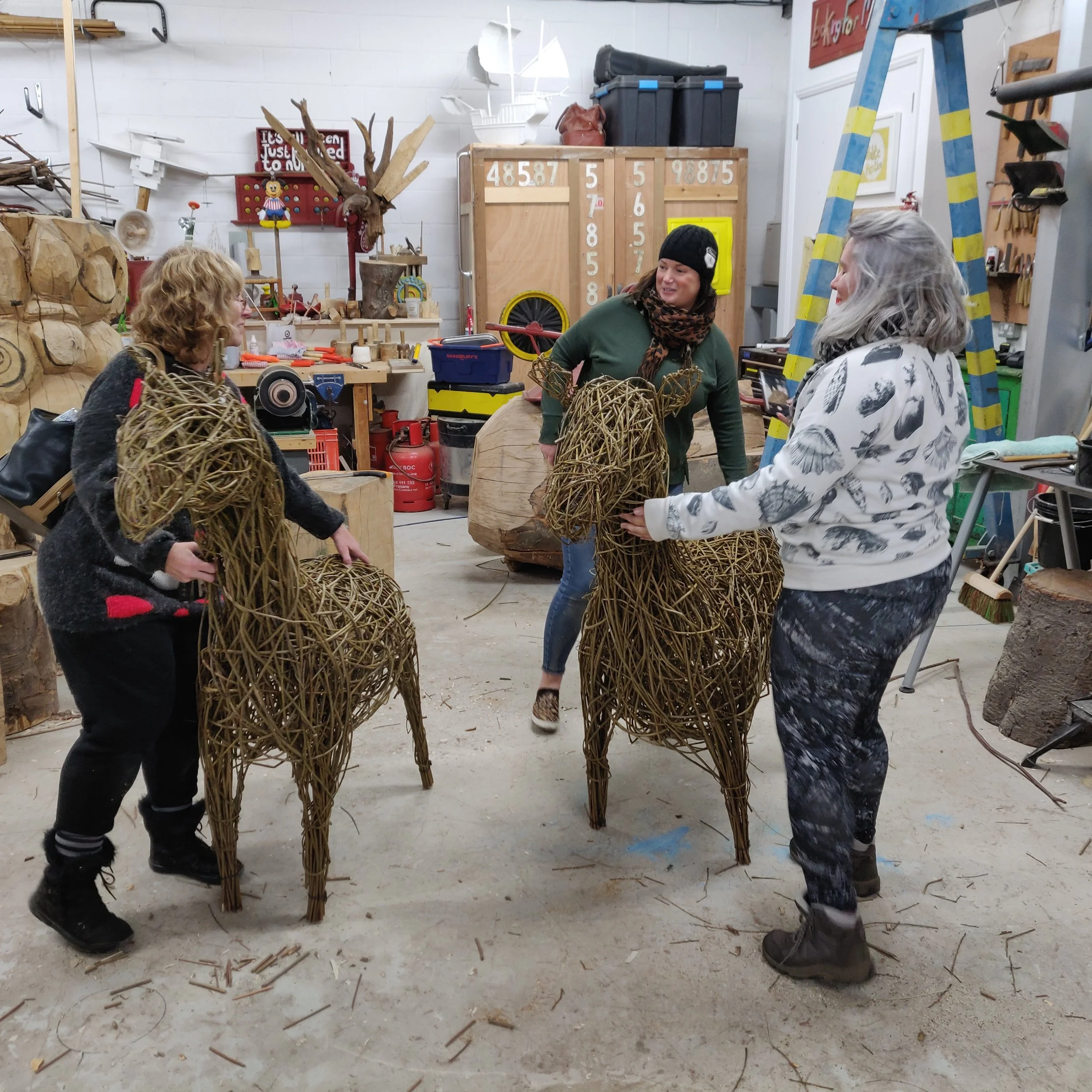 Sculptural Willow Weaving