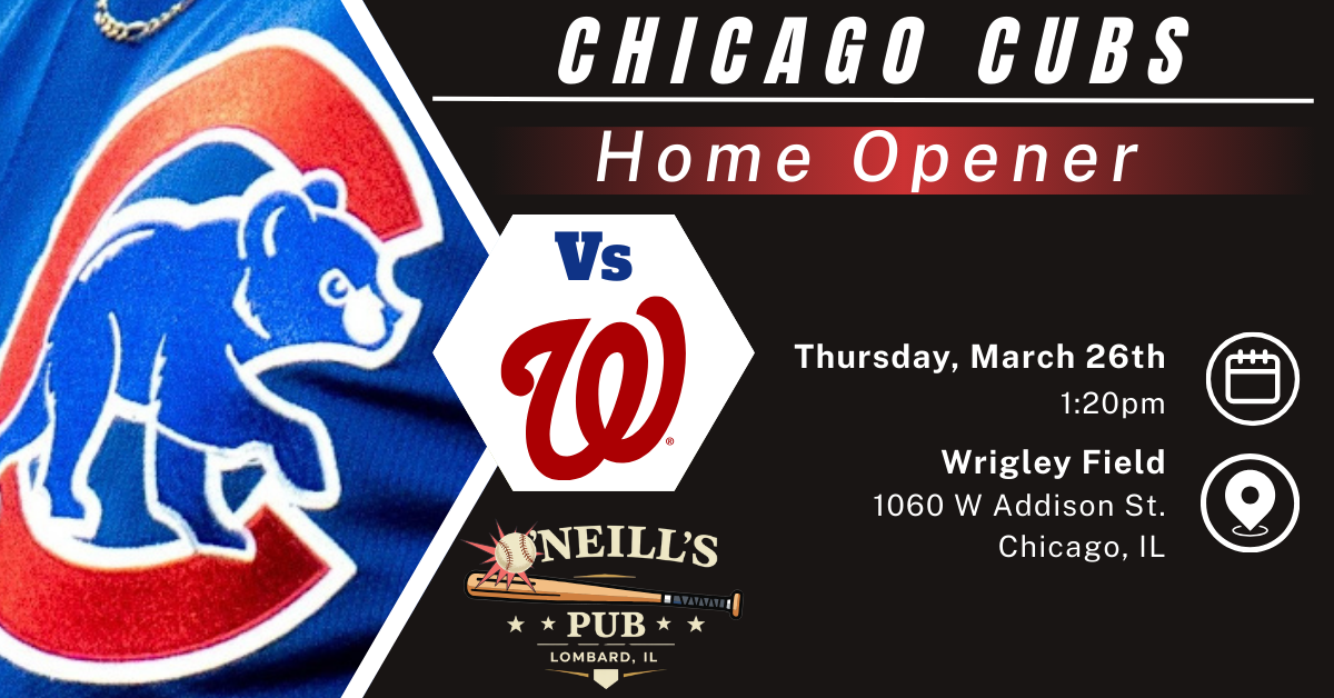 Chicago Cubs Home Opener