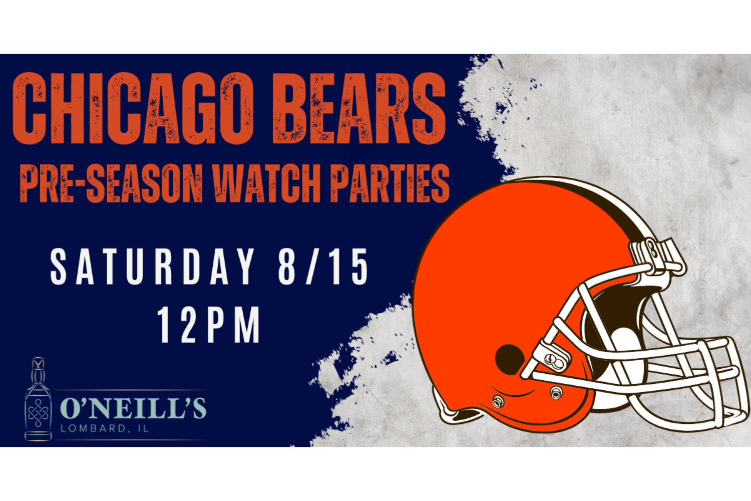 Chicago Bears’ Pre-Season Watch Party