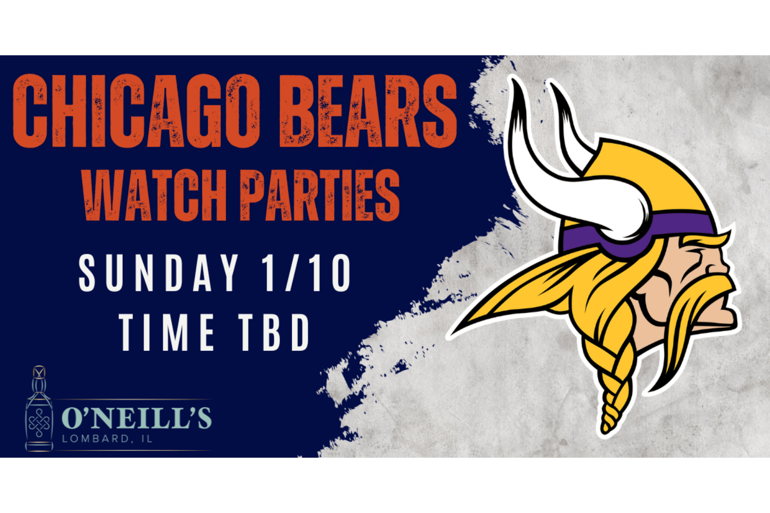 Chicago Bears Watch Party (Time TBD)