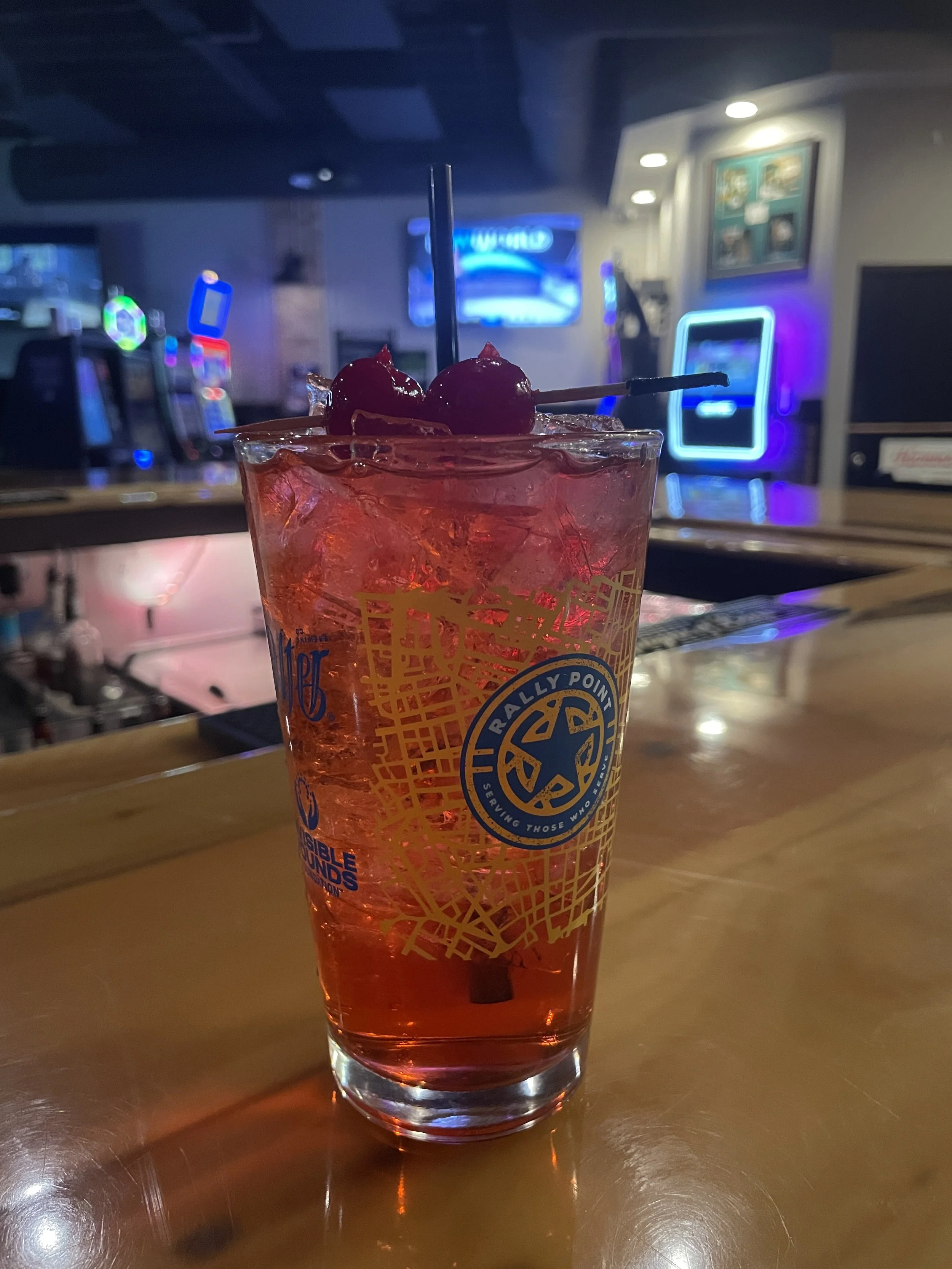 Pop the Cherry Cocktail served at O'Neill's Pub Lombard