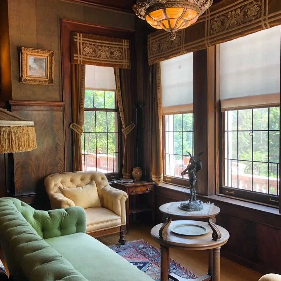 The traditional, sophisticated design of a library like this is so comforting.  I feel like this style embodies the richness of generations of experience.  It exudes an understanding and doesn't apologize.  Though my tastes veer toward the modern.  I