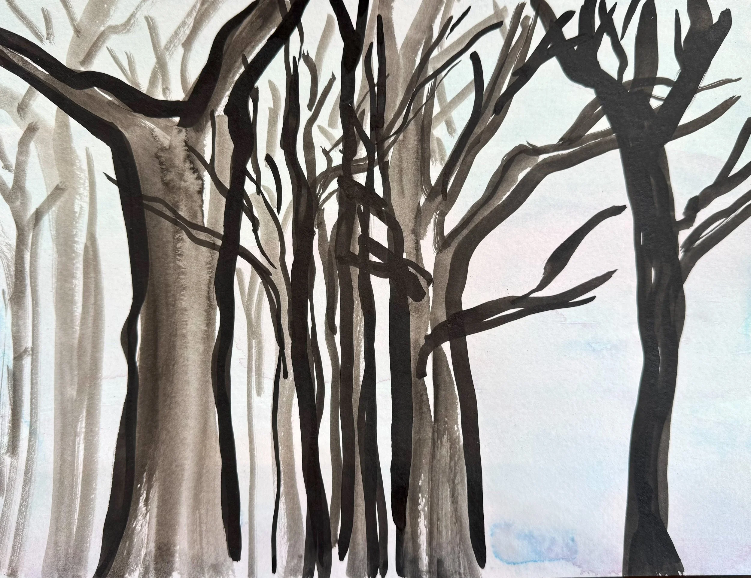 Ink sketch from Nashville retreat, 2026