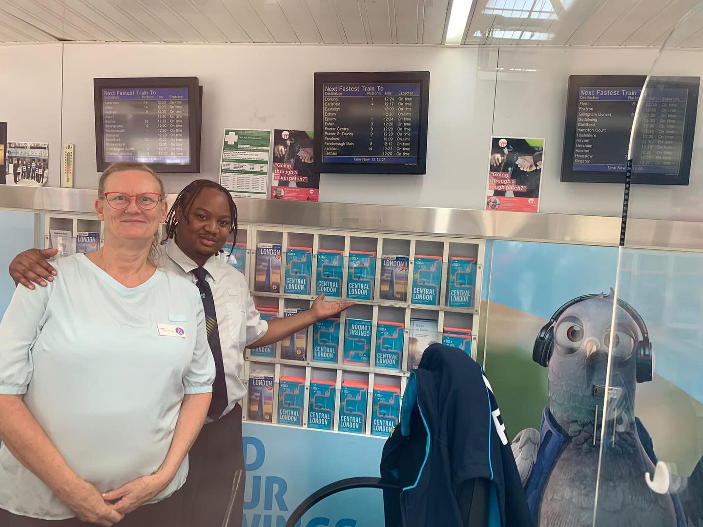 &quot;Everyone loves these maps. Keep them coming!&quot; 

Meet Kaelen and Jane from Waterloo Station 🚅  They've been helping to hand out our Central London Footways maps at the Waterloo Station information centre. We love to see it! 

If you're in 