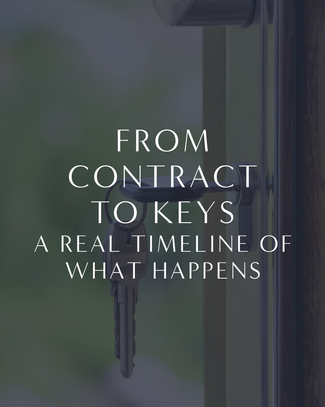 From Contract to Keys: A Real Timeline of What Happens
