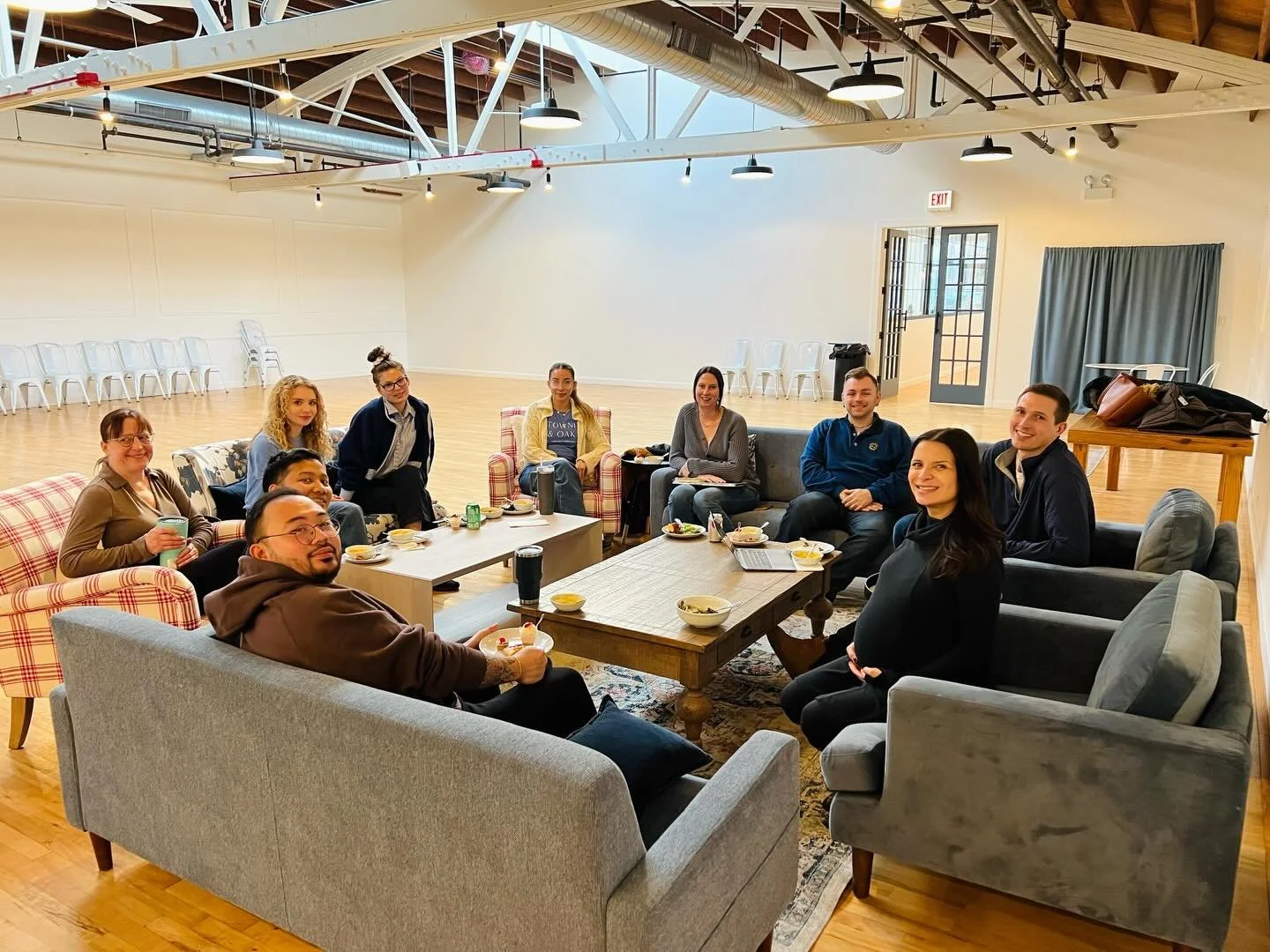 We hosted our quarterly leadership summit last week. We implemented these meetings a year ago to make sure the entire team is on the same page with our company goals, and they have been very successful! We are looking ahead at cafe menu specials, pri