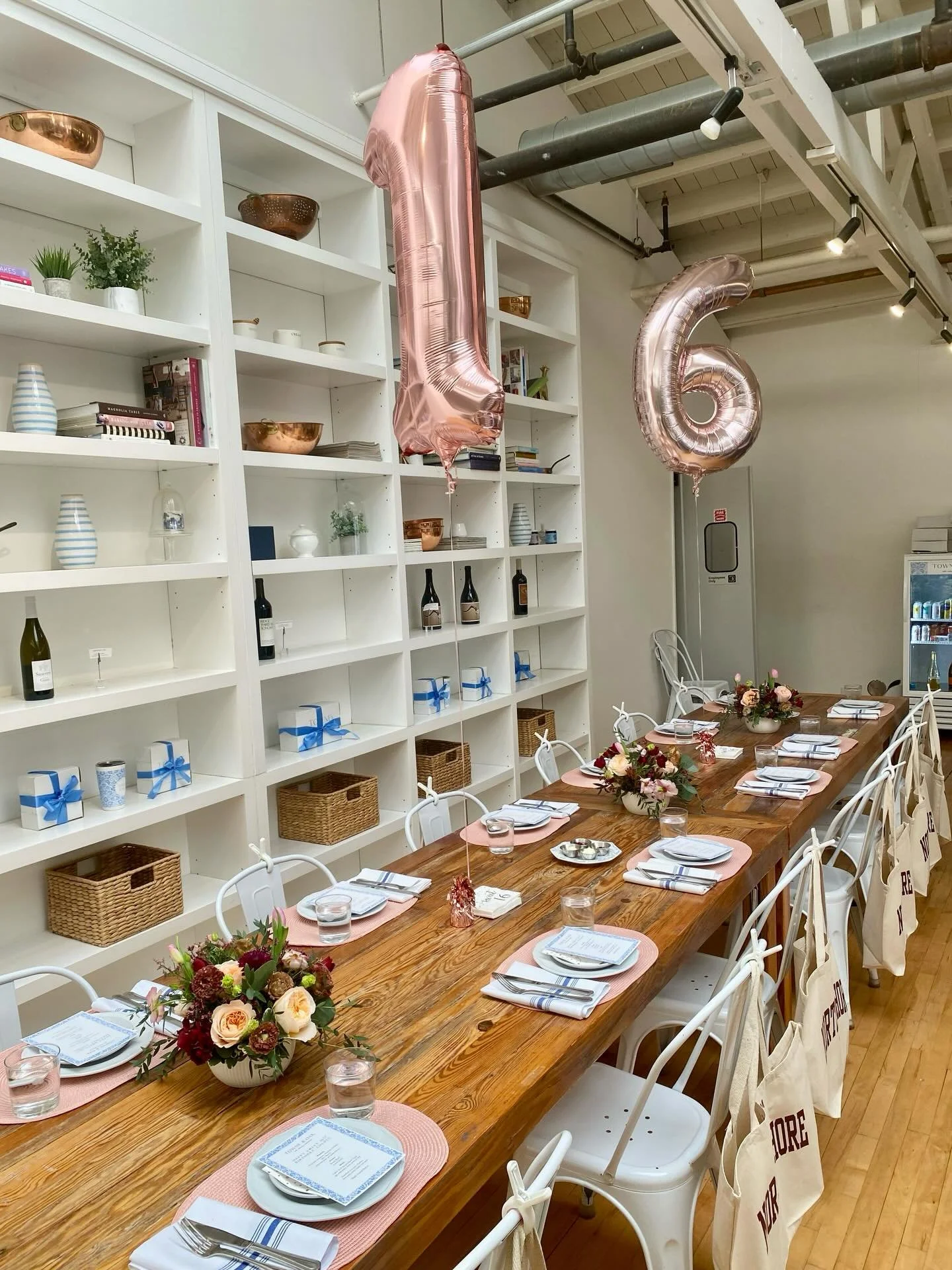 Chloe&rsquo;s Sweet 16! We host large party reservations in our cafe space for up to 22 guests for every celebration! Email events@towneandoak.com to inquire now 🎉