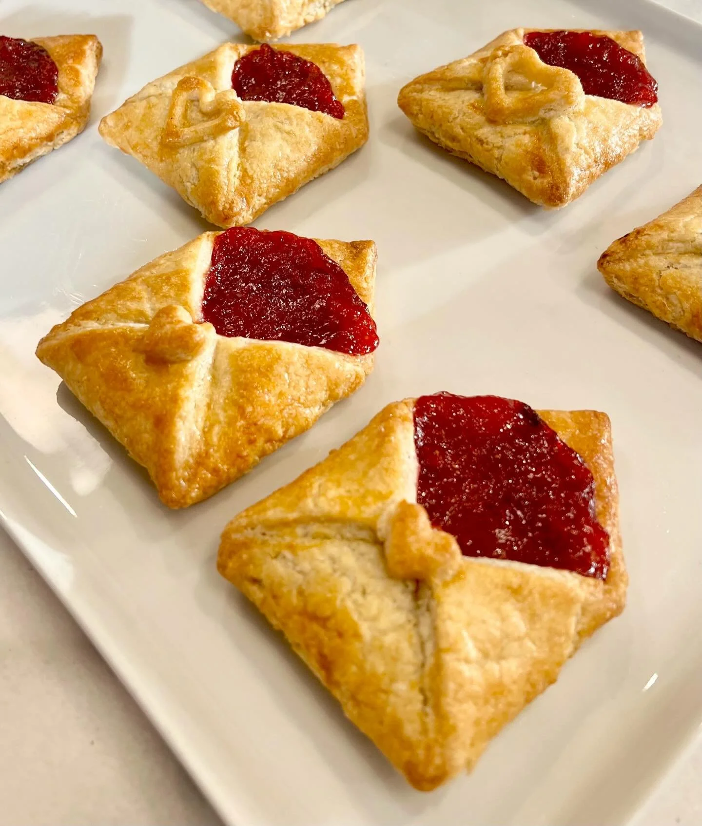 Have you tried our Love Note Hand Pies yet?! Back by popular demand - these strawberry-filled puff pastry pouches are made from scratch (and with love) daily. Available through the month of February, make sure to stop by and pick some up for the swee