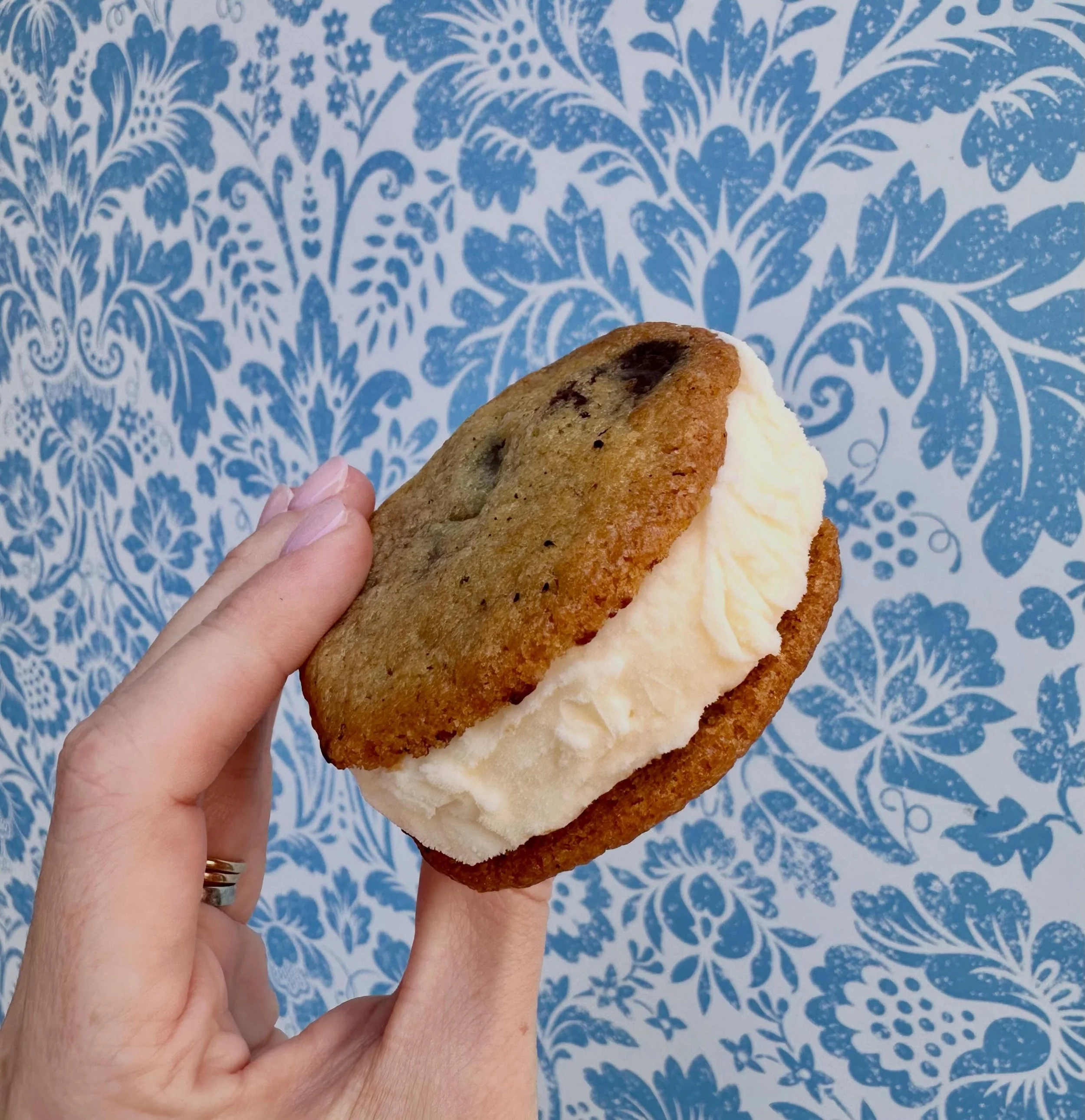 Your favorite summer treat is back! Homemade ice cream cookie sandwiches 🍪🍨 Available starting today! 

Reminder we will be open on Monday for Memorial Day from 7am-3pm 🇺🇸