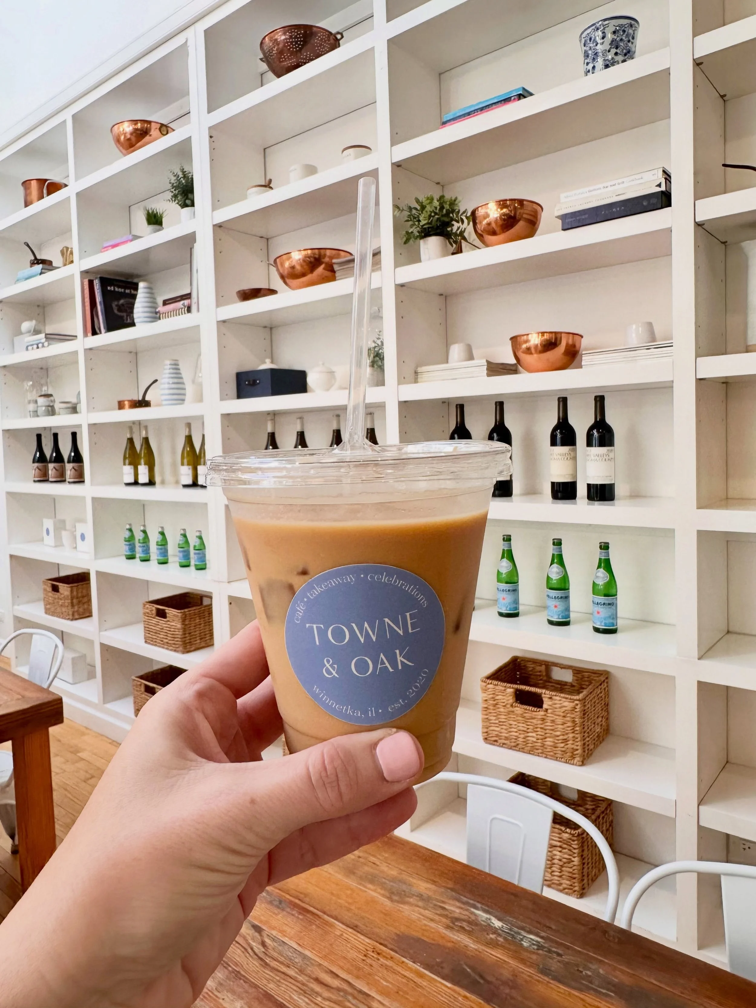 Towne &amp; Oak latte to start the day ☕️