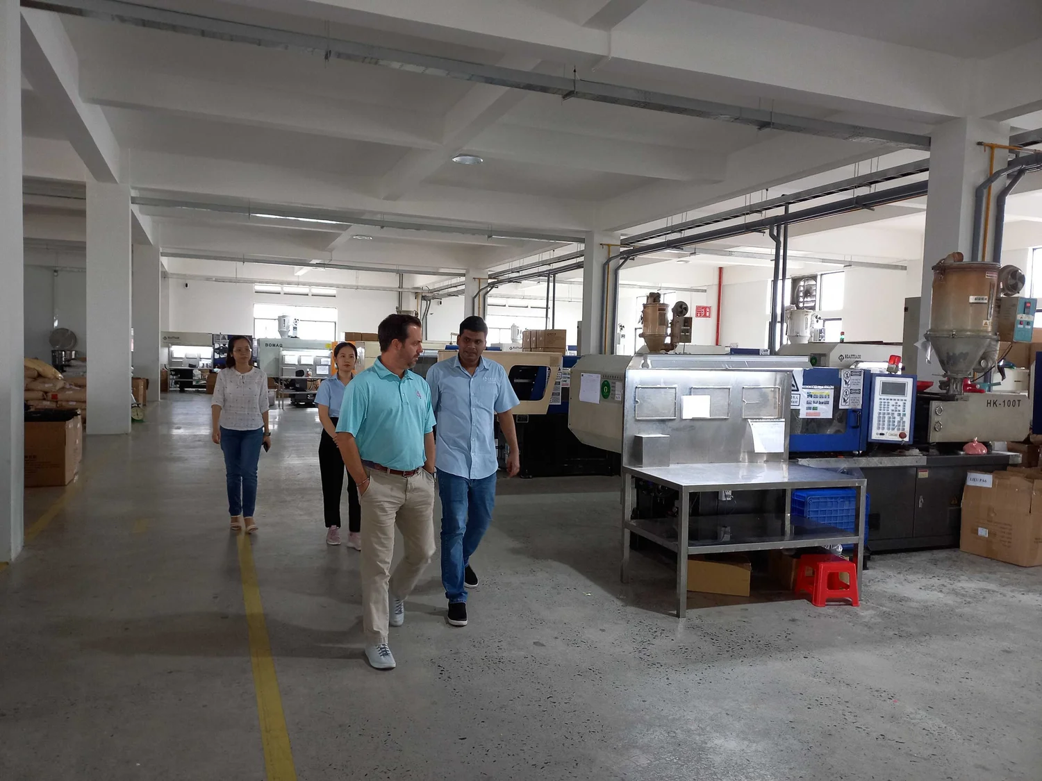 Factory production floor