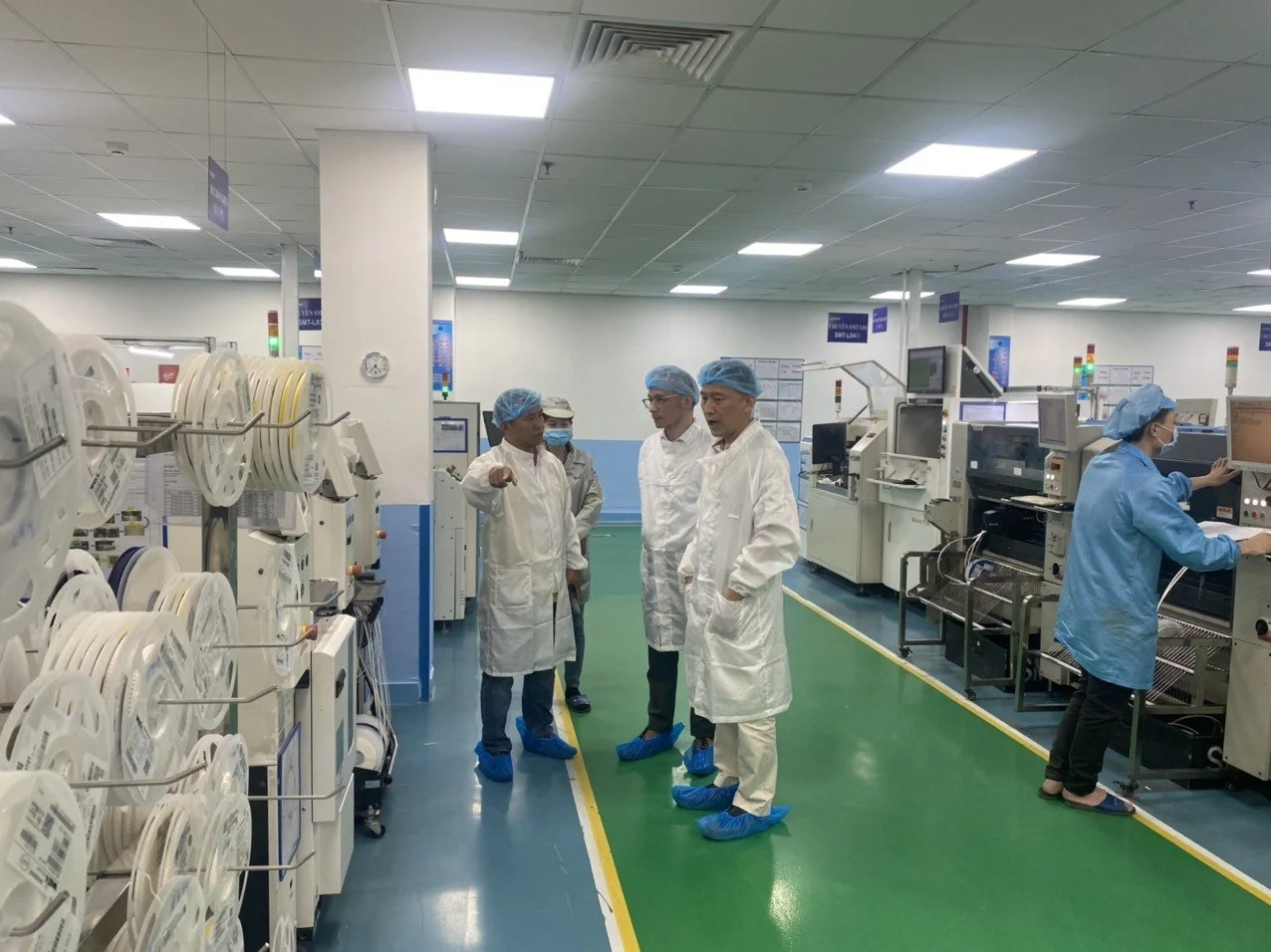 Factory visit in Vietnam