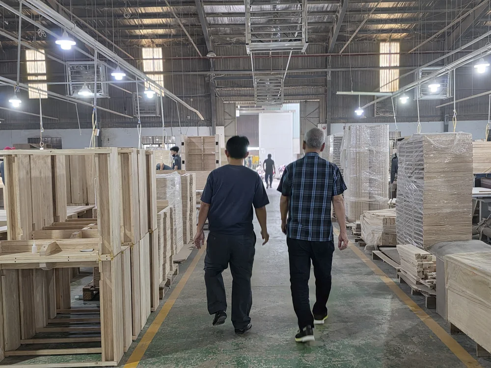 Cosmo Sourcing team on a factory visit