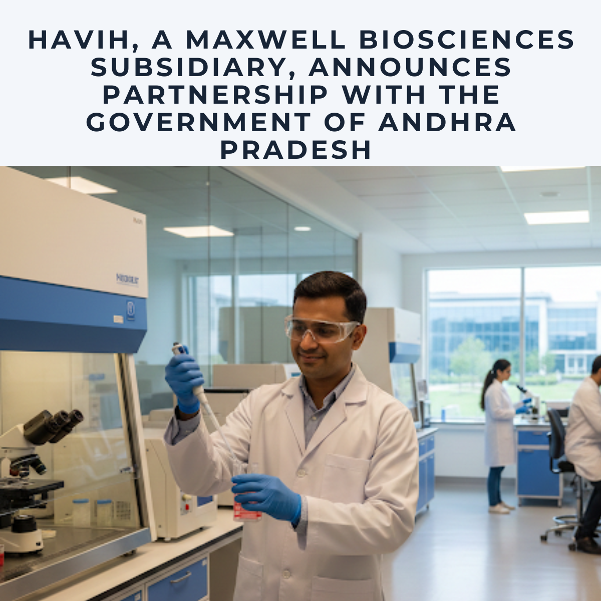 Havih, a Maxwell Biosciences Subsidiary, Announces Partnership with the Government of Andhra Pradesh