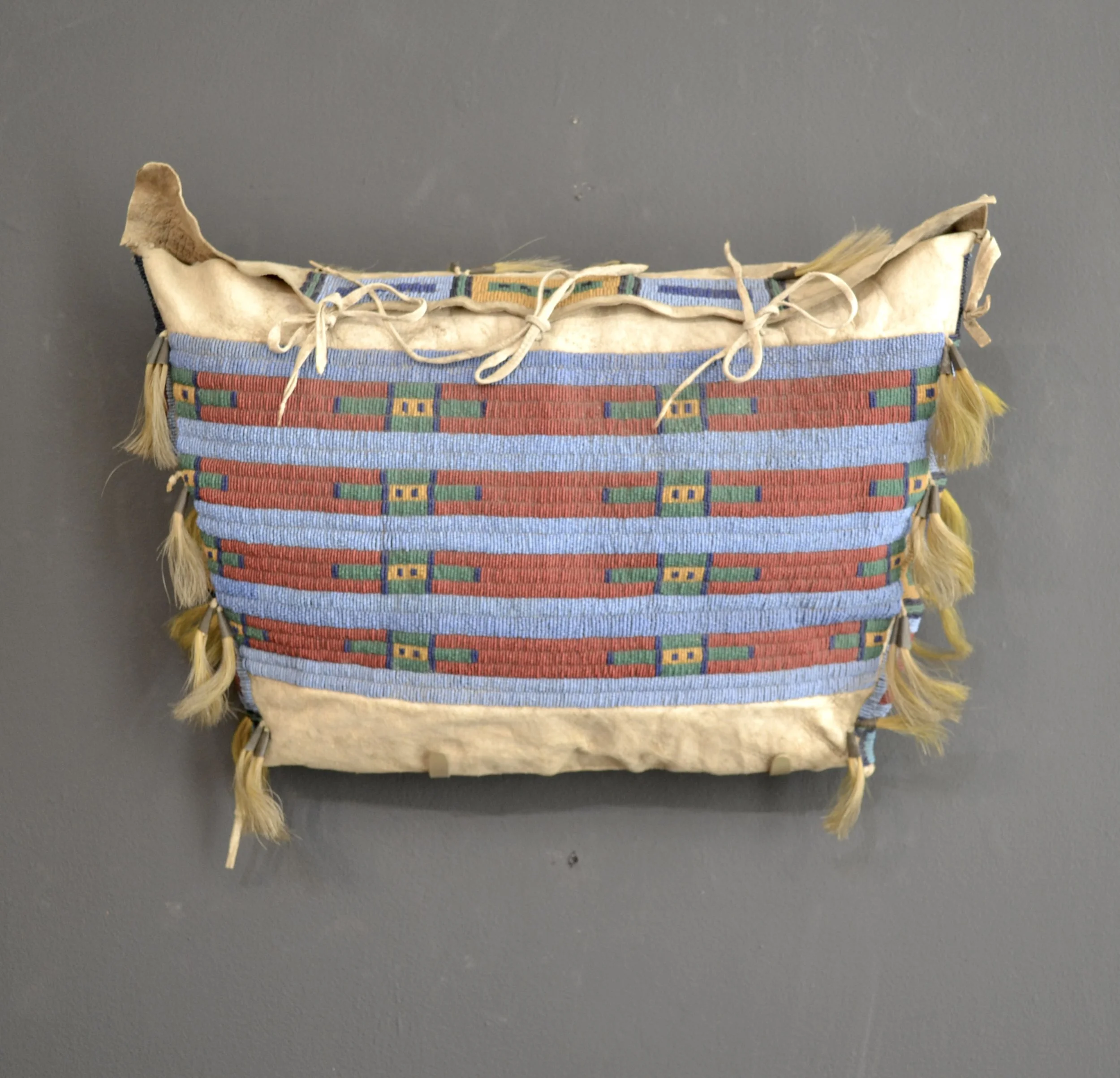 Central Plains beaded tipi bag, Ca. last quarter 19th century