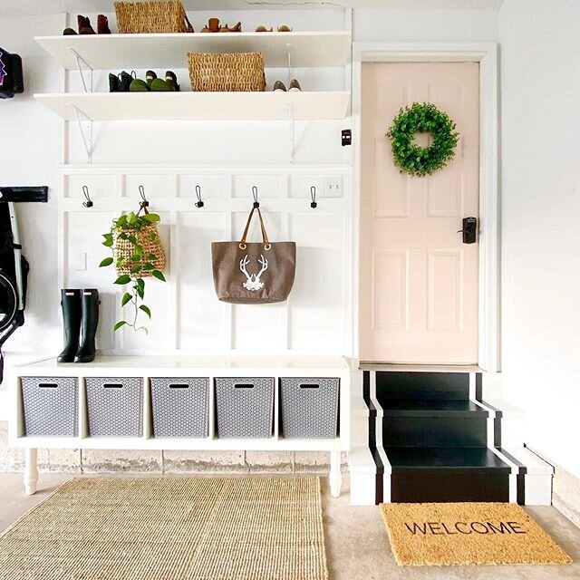 Organized, functional and beautiful - my kind of space!! 🙌🏼.
Love this garage makeover we completed this spring!.
Swipe ➡️ for our garage organization system and stroller hanger!.
All products linked to my &ldquo;shop my photos&rdquo; blog post - w