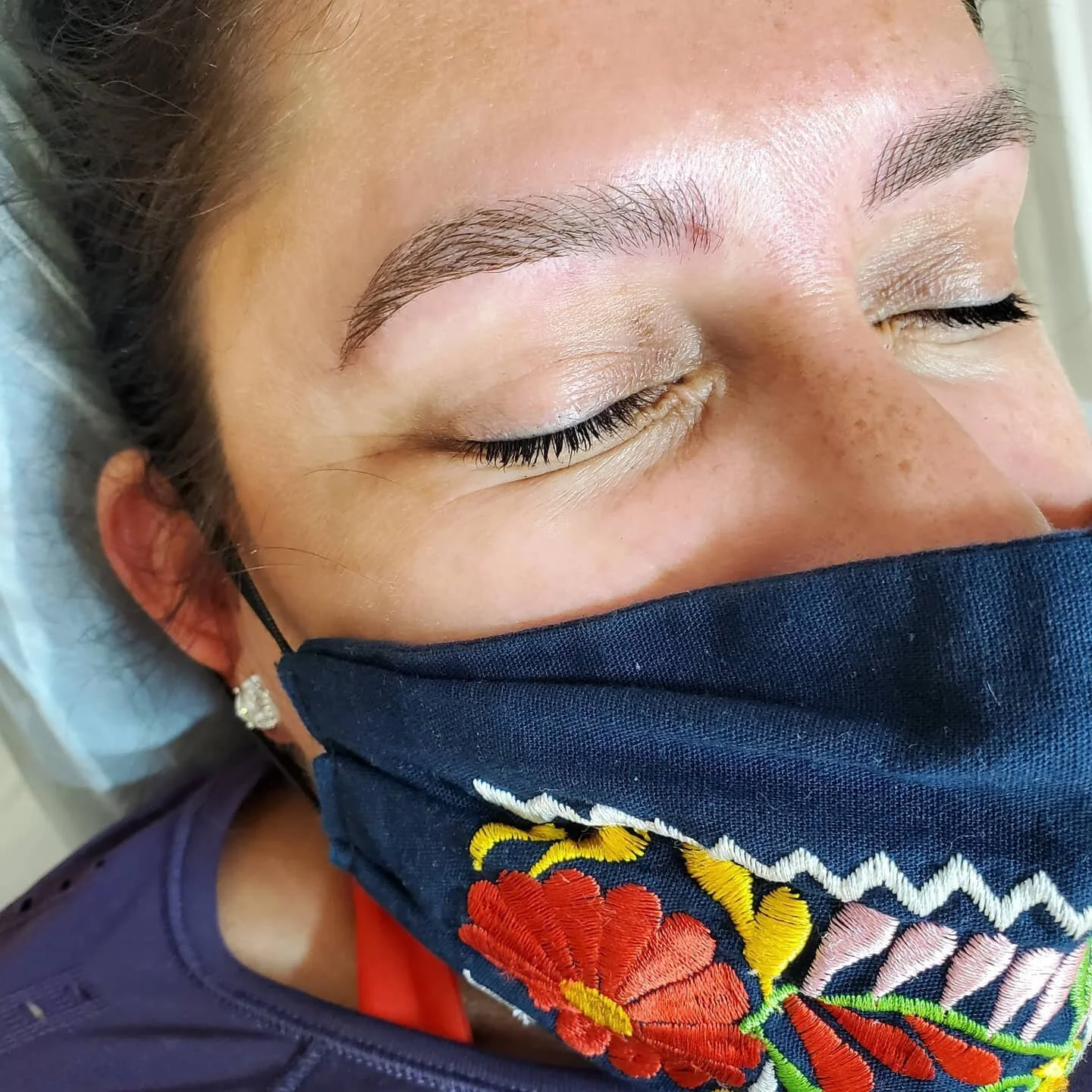 Beautiful transformation 
#HairySituation #newlookwhodis #microblading #uptownbrows