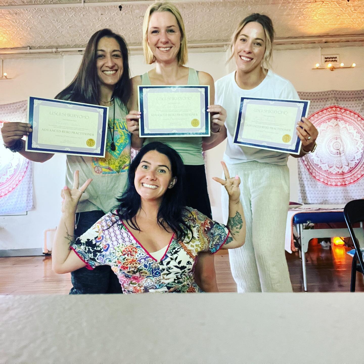 The most amazing day with these beautiful ladies 💫

I LOVE shearing the growth and transformation that has taken place since our Reiki 1 course. It&rsquo;s so beautiful to witness peoples journeys 🥰

I look forward to hearing and seeing you all shi