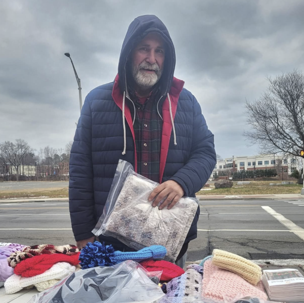 Giving away a goodie bag