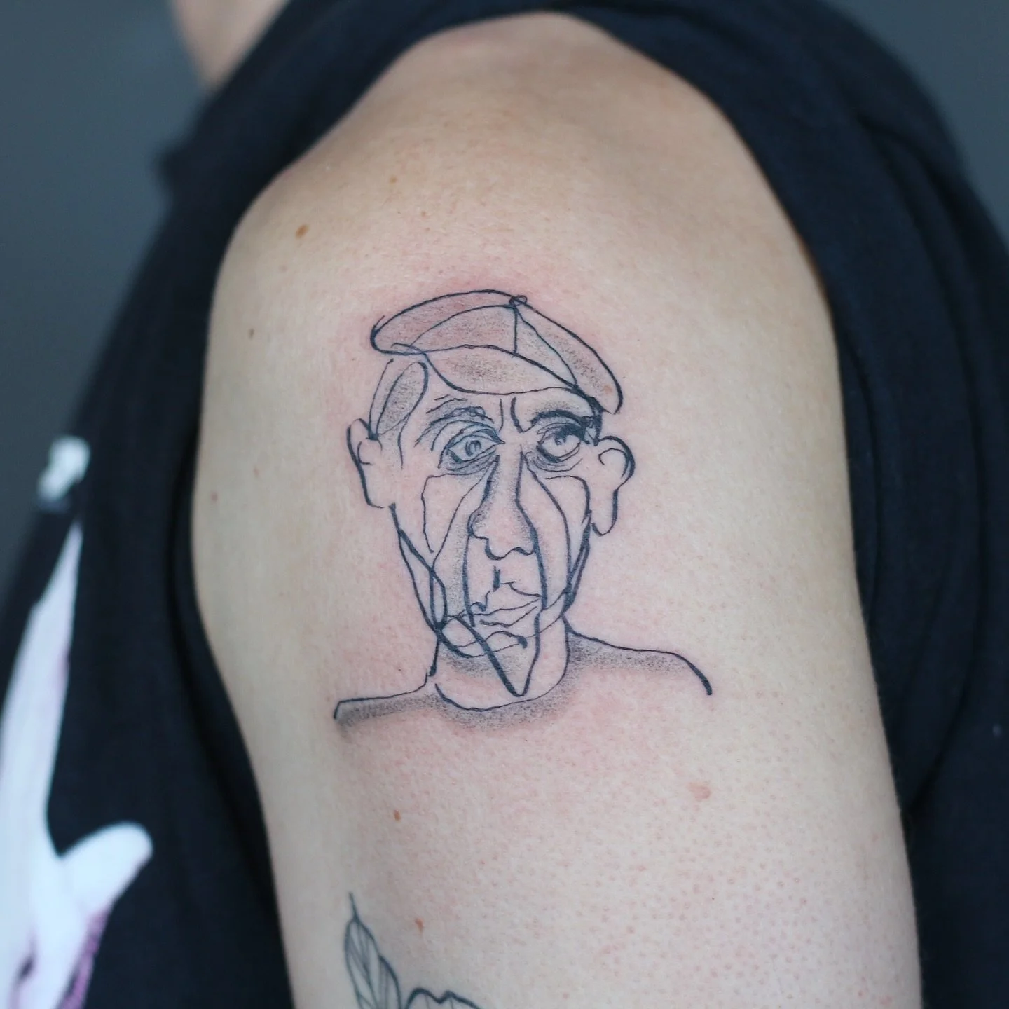 “One Little Guy” by Leonard Cohen
This piece is based on one of Cohen’s serigraphs from 2007 — a self-portrait of the legendary artist himself. It was such a rewarding experience trying to replicate (to an extent) the delicat