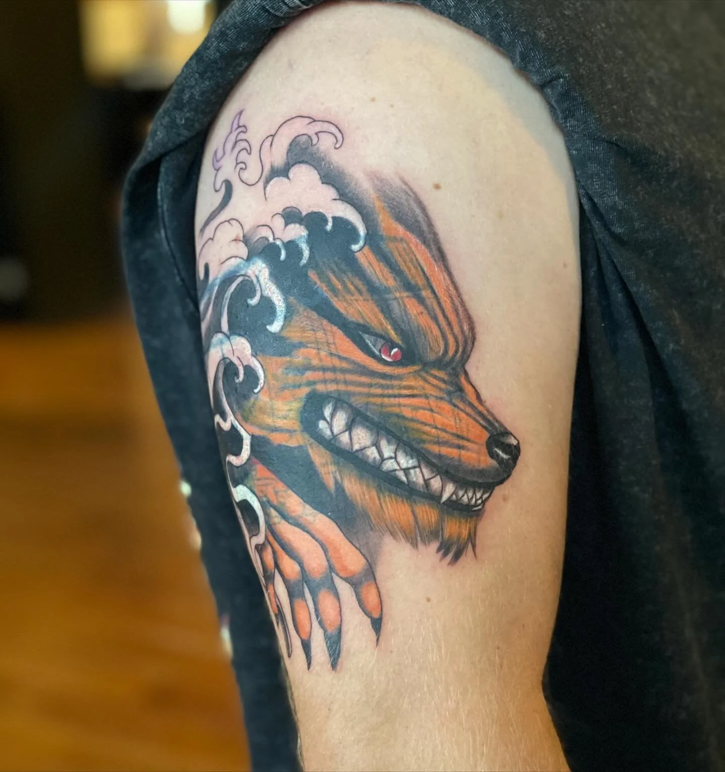 ✨Naruto Cover-Up✨
.
Finishing it and adding more of a blast over next time on this awesome beast! Thanks for the trust always man 🔥
.
Done @obscura.tattoo 
@anarchy_tattoo_supplies 
@emalla.official 
@emalla.canada 
@kwadron 
@solidinkcolors 
.
#dar