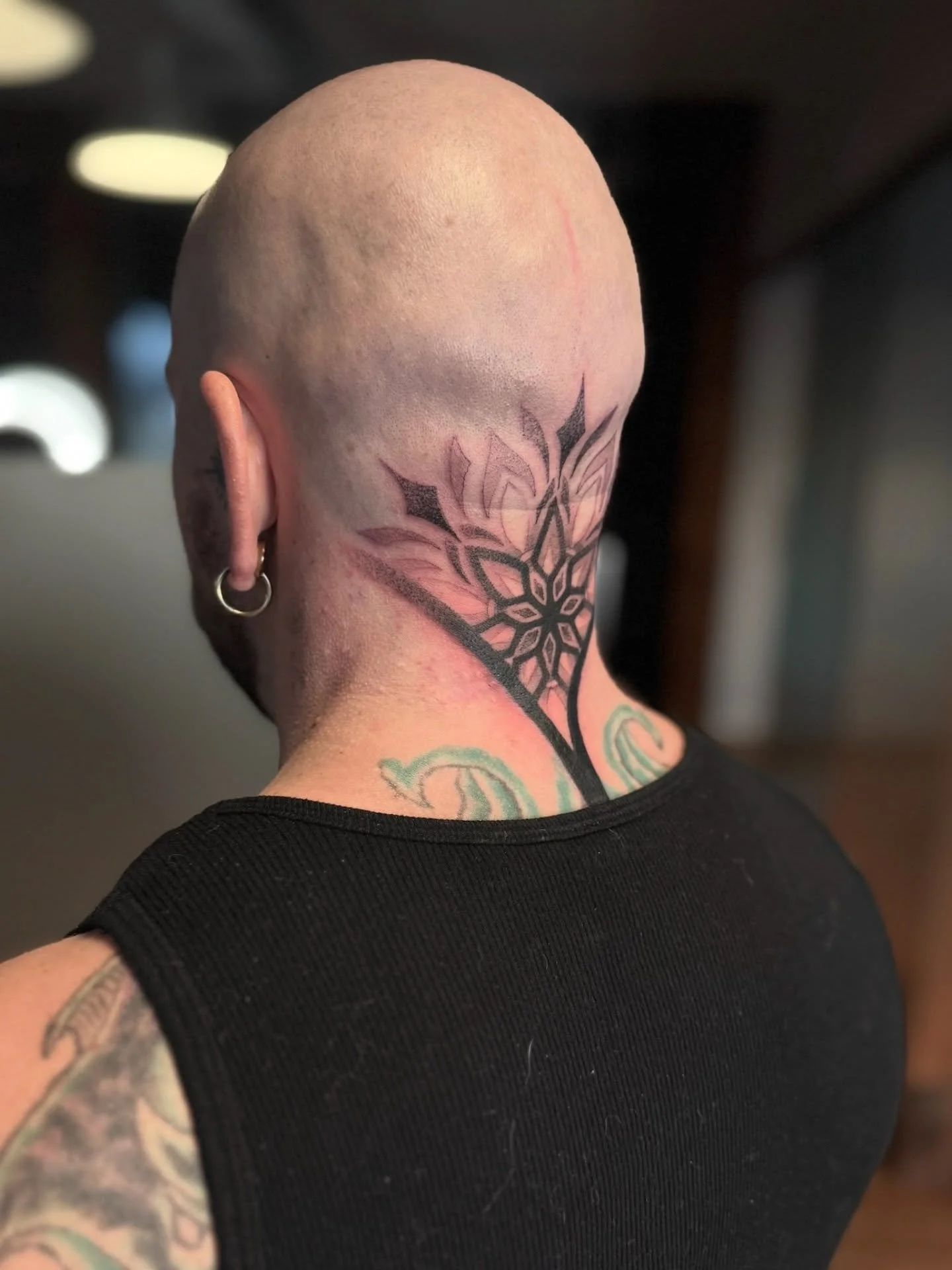 Ornamental Head Piece by @mariah.landers 🖤
.
.
.
Artist: @mariah.landers 
Studio: @obscura.tattoo 
.
.
.
#ottawatattoo #ottawaartist #obscuratattoo #blackwork #blackwork