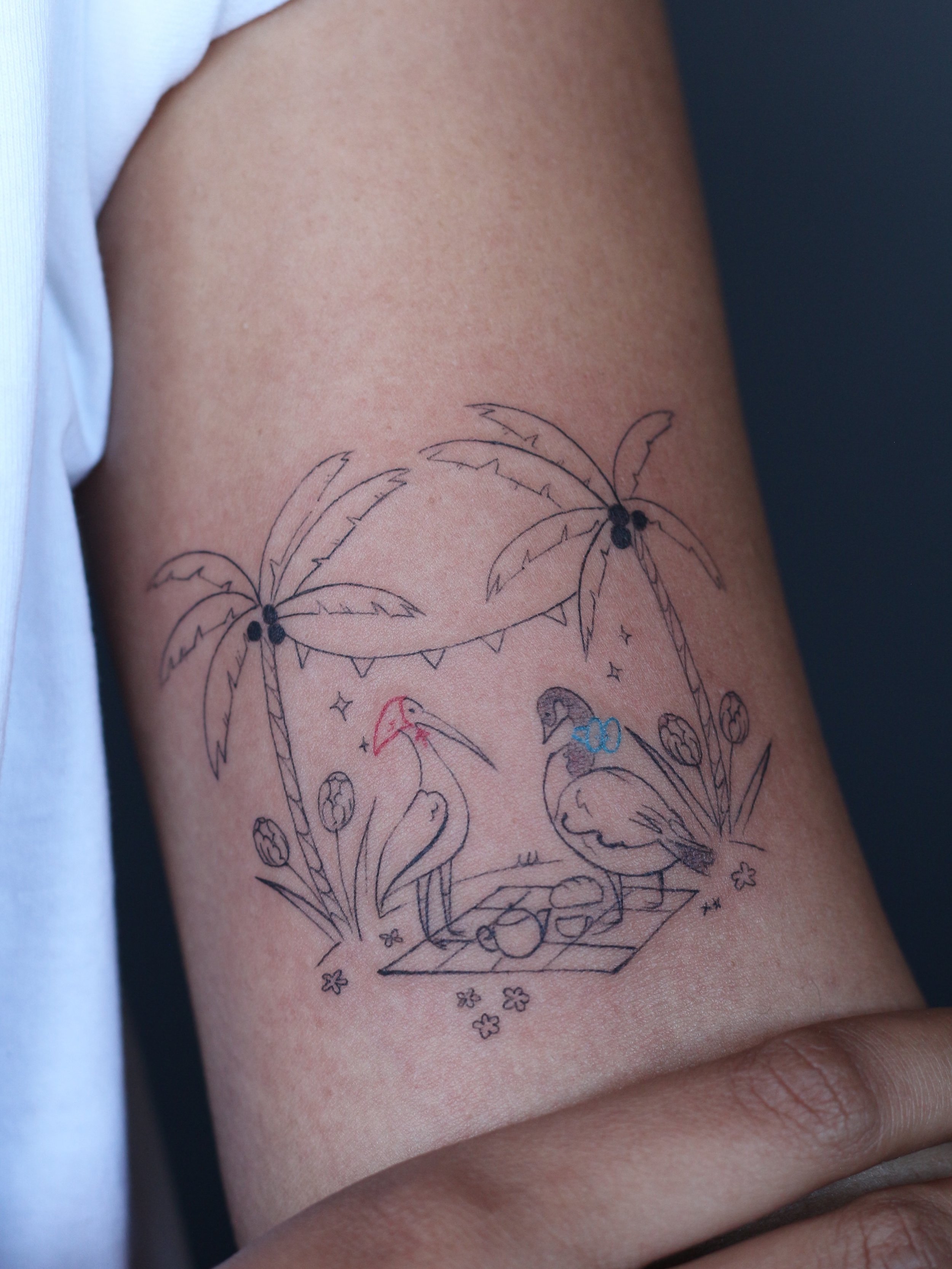 A tribute to Trinidad and Canada!
Thank you for the trust with your first tatty!

Done at @obscura.tattoo 
Supplied by @anarchy_tattoo_supplies 

#illustrativetattoo #cutetattoo #tattoo #finelinetattoo #ottawatattooartist