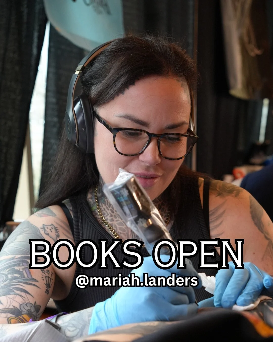 @mariah.landers books have officially opened for 2026! Swipe for a preview of some of the many projects up for grabs and ready to be booked in! 

This booking cycle, Mariah would love to book:

Large scale pieces
Dark florals
Blackouts
Dotwork, geome