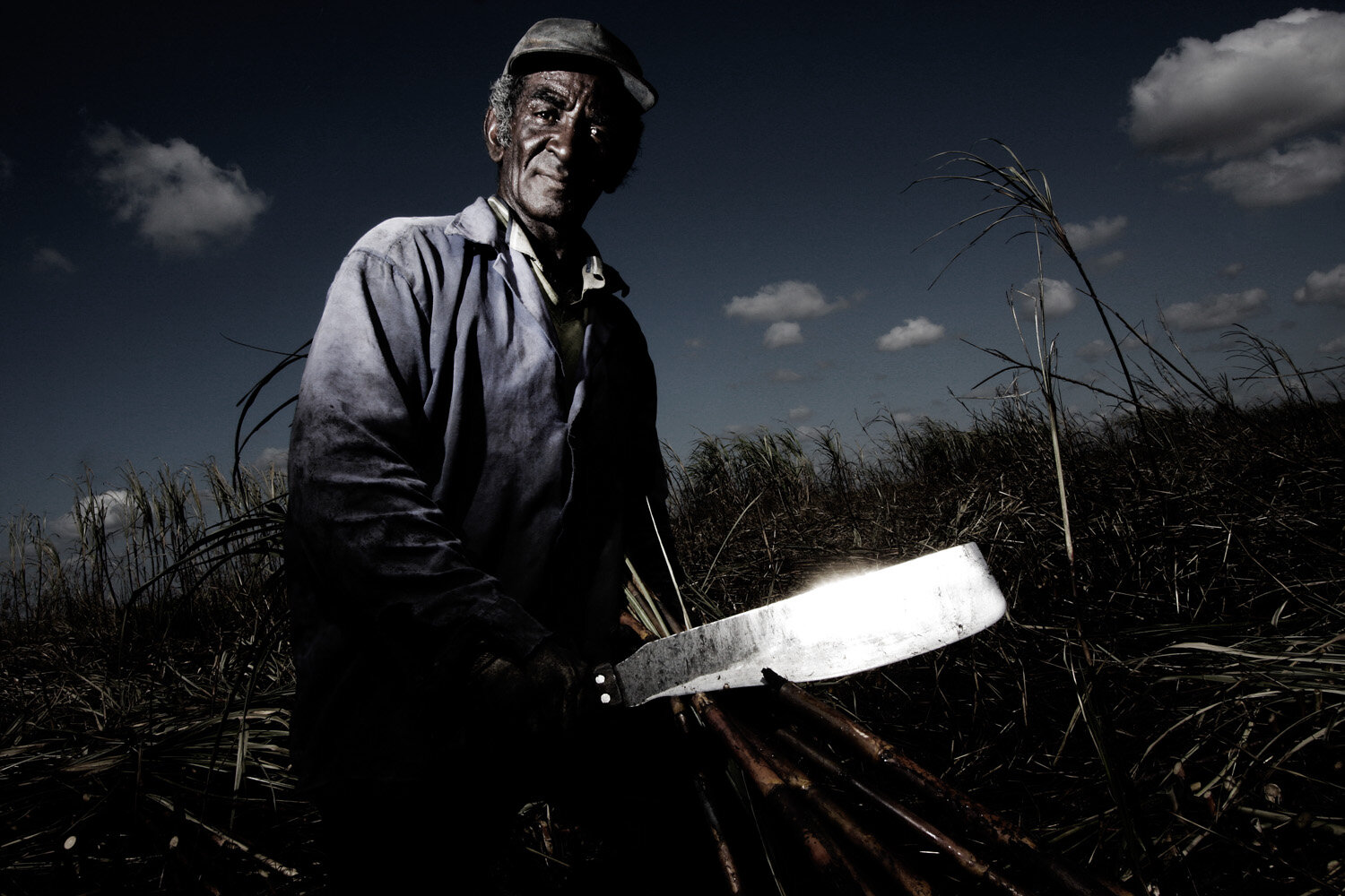  Angel, 63, sugarcane cutter 