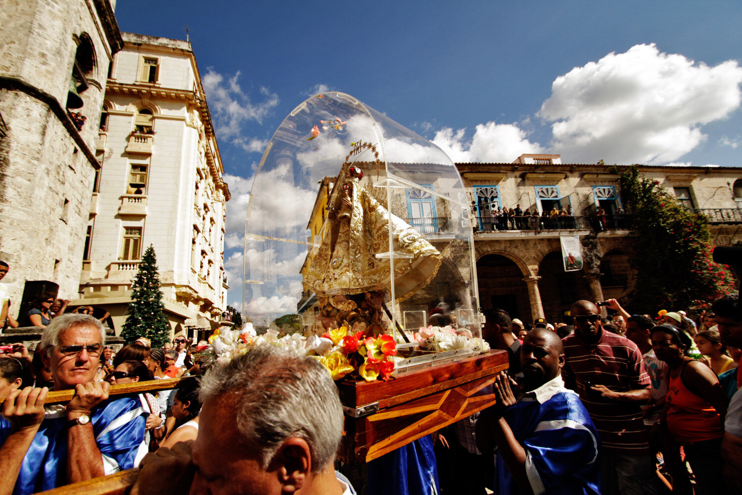  The Virgin of the Charity (Virgen de la Caridad), the catholic patroness of Cuba, arrives at the cathedral of Havana, 2011                      