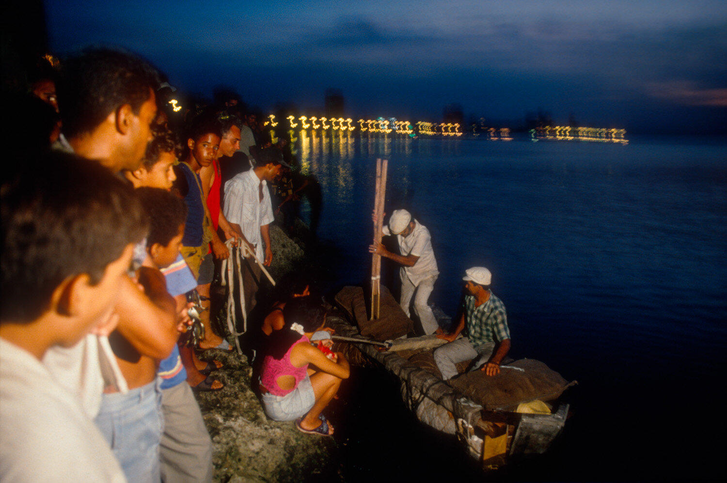  Rafters leaving in Havana. 