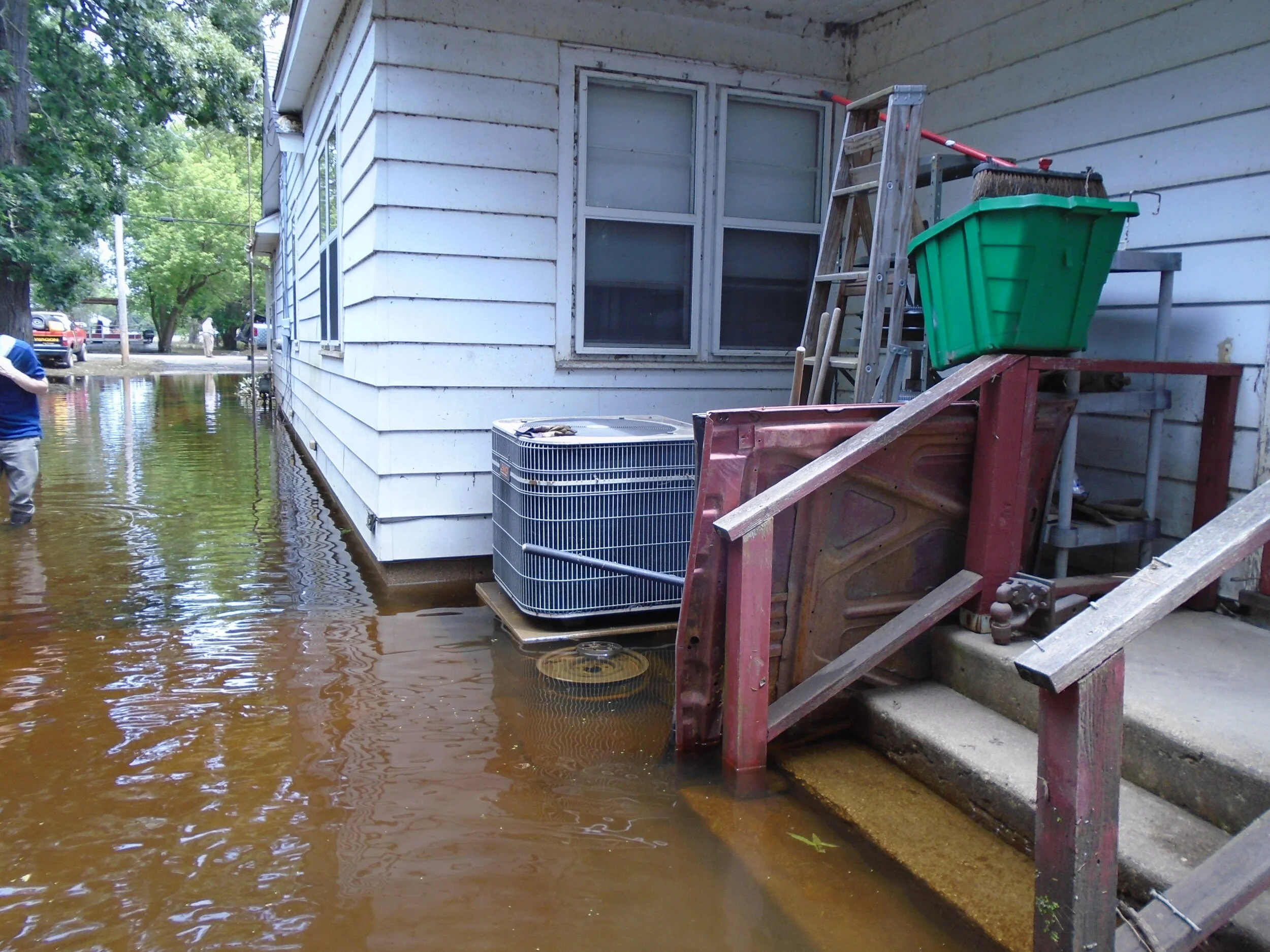 Sometimes waders are necessary.