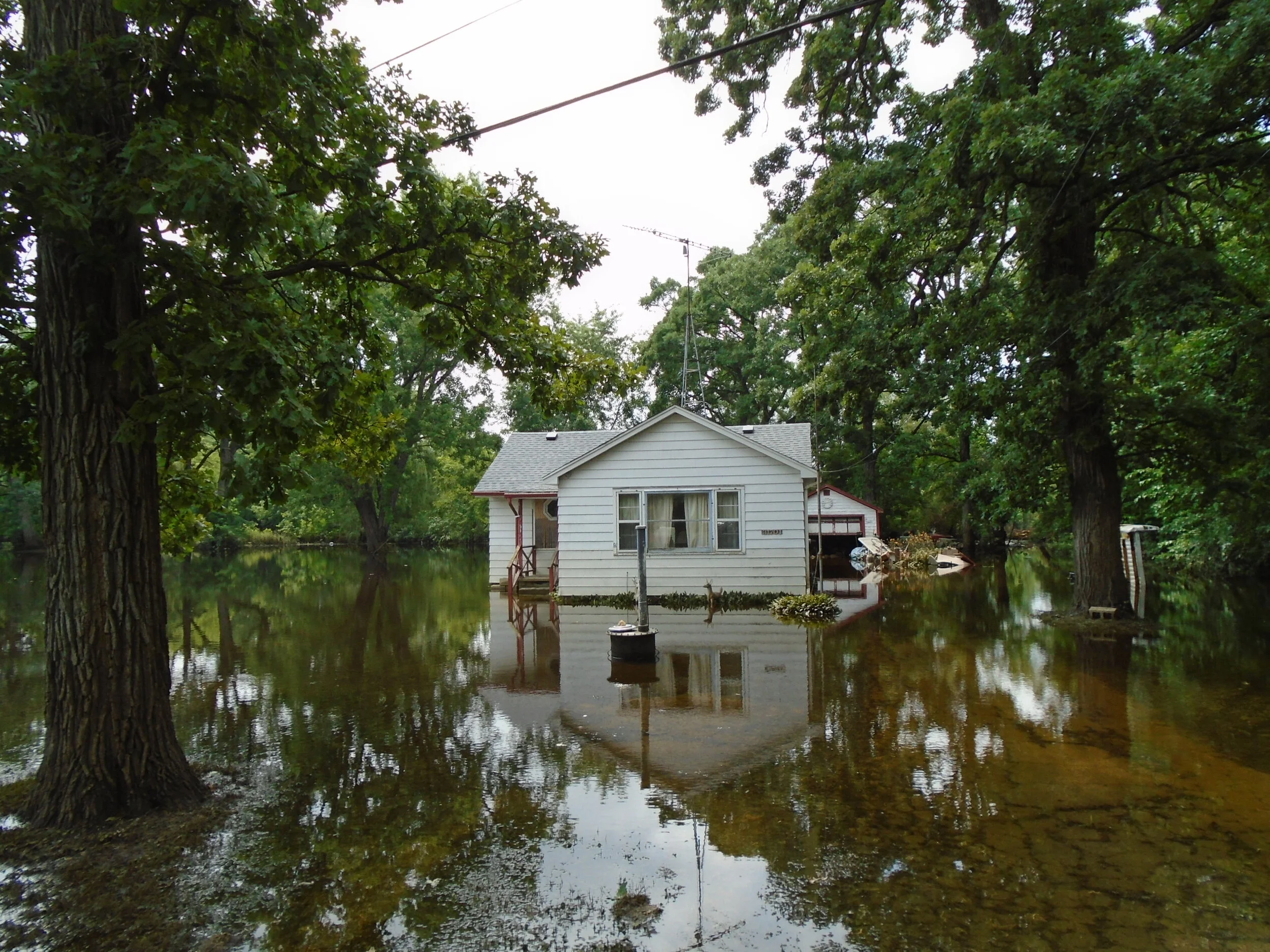 You thought the water went down until you pull up and see this.