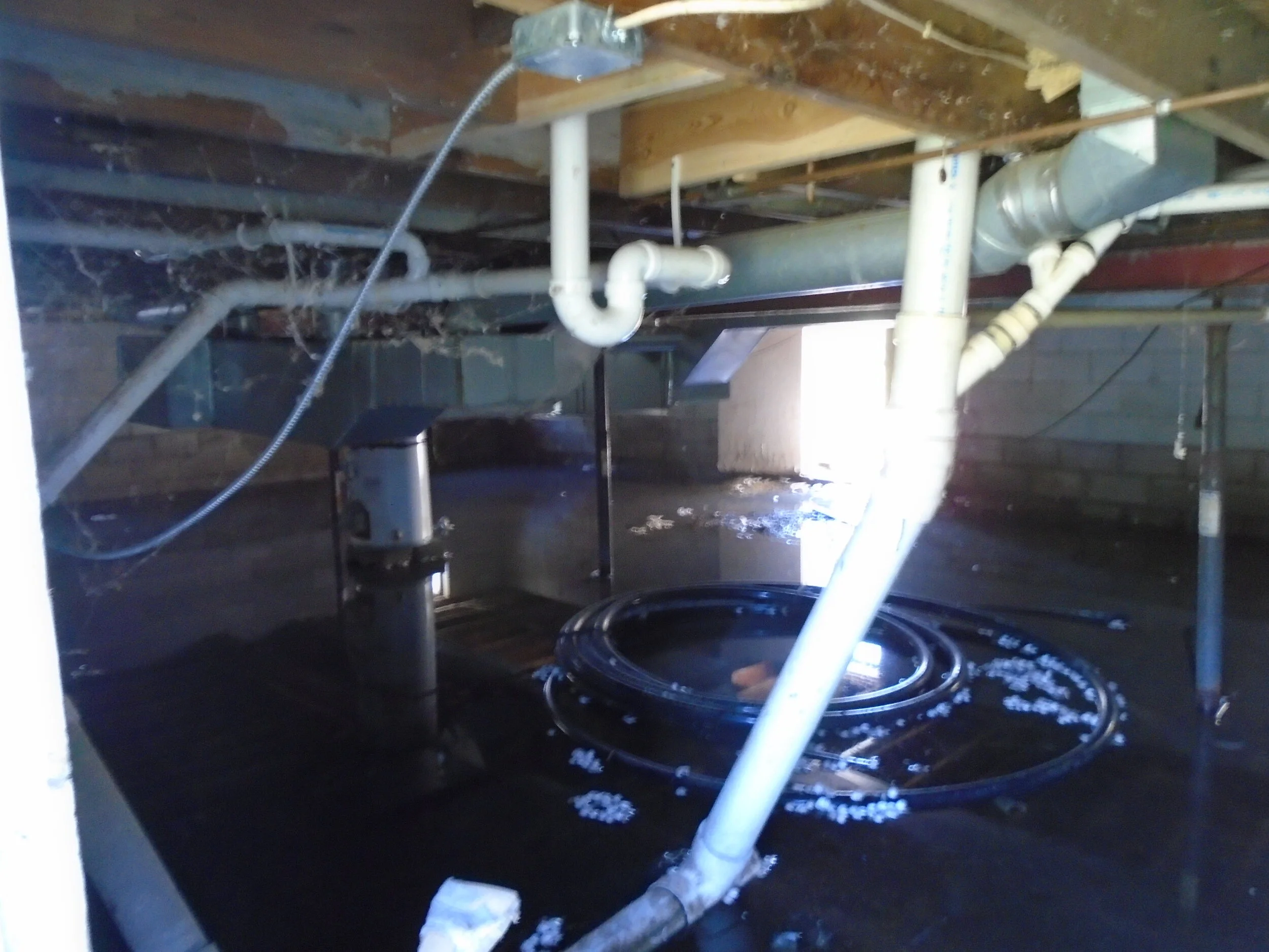 The first place the water goes is basements.