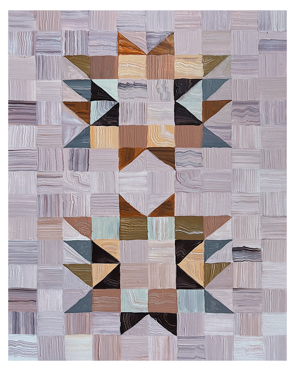 'quilt series v' rolled canvas print